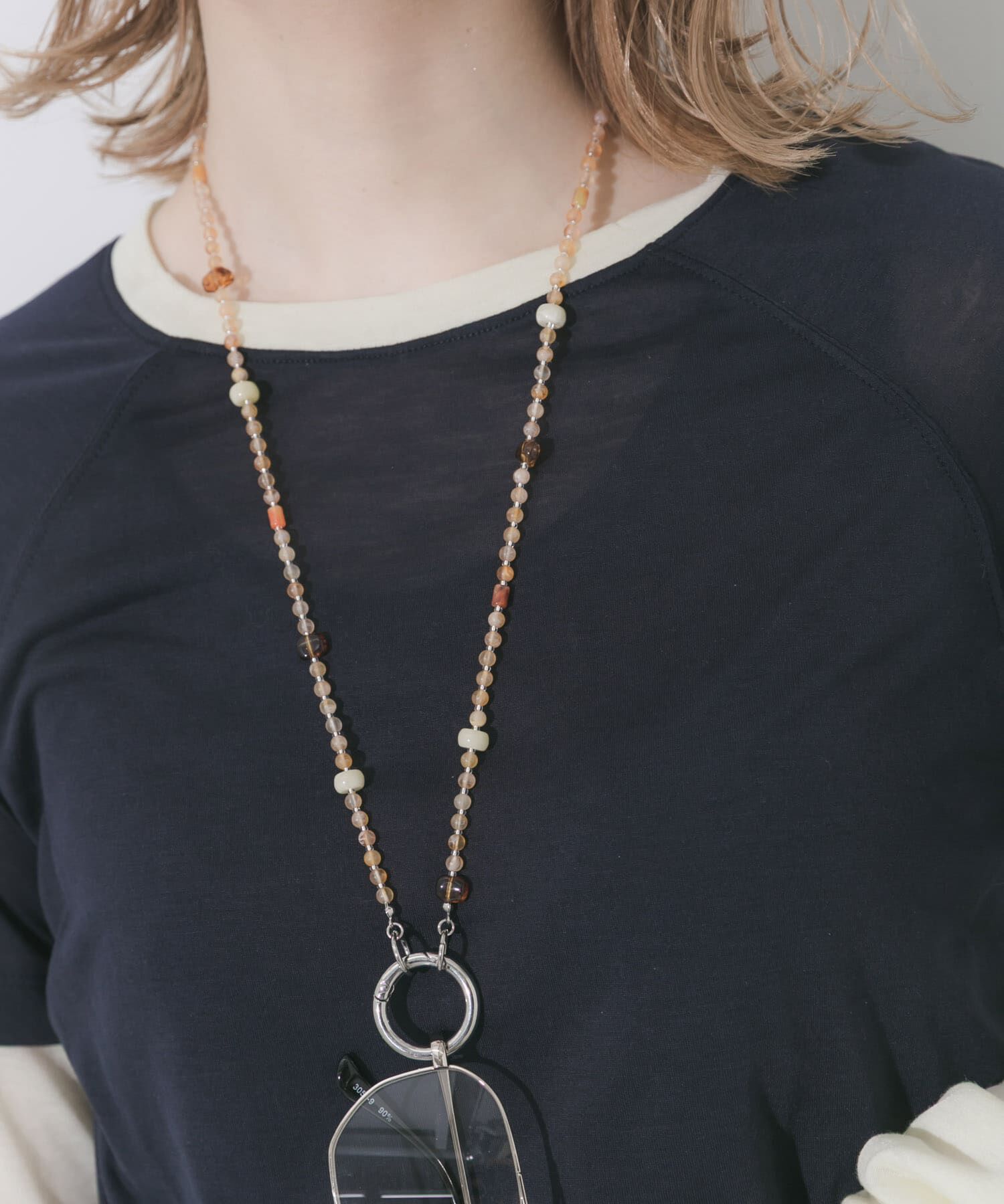 SMELLY「マルチビーズメガネホルダー」|メガネ|