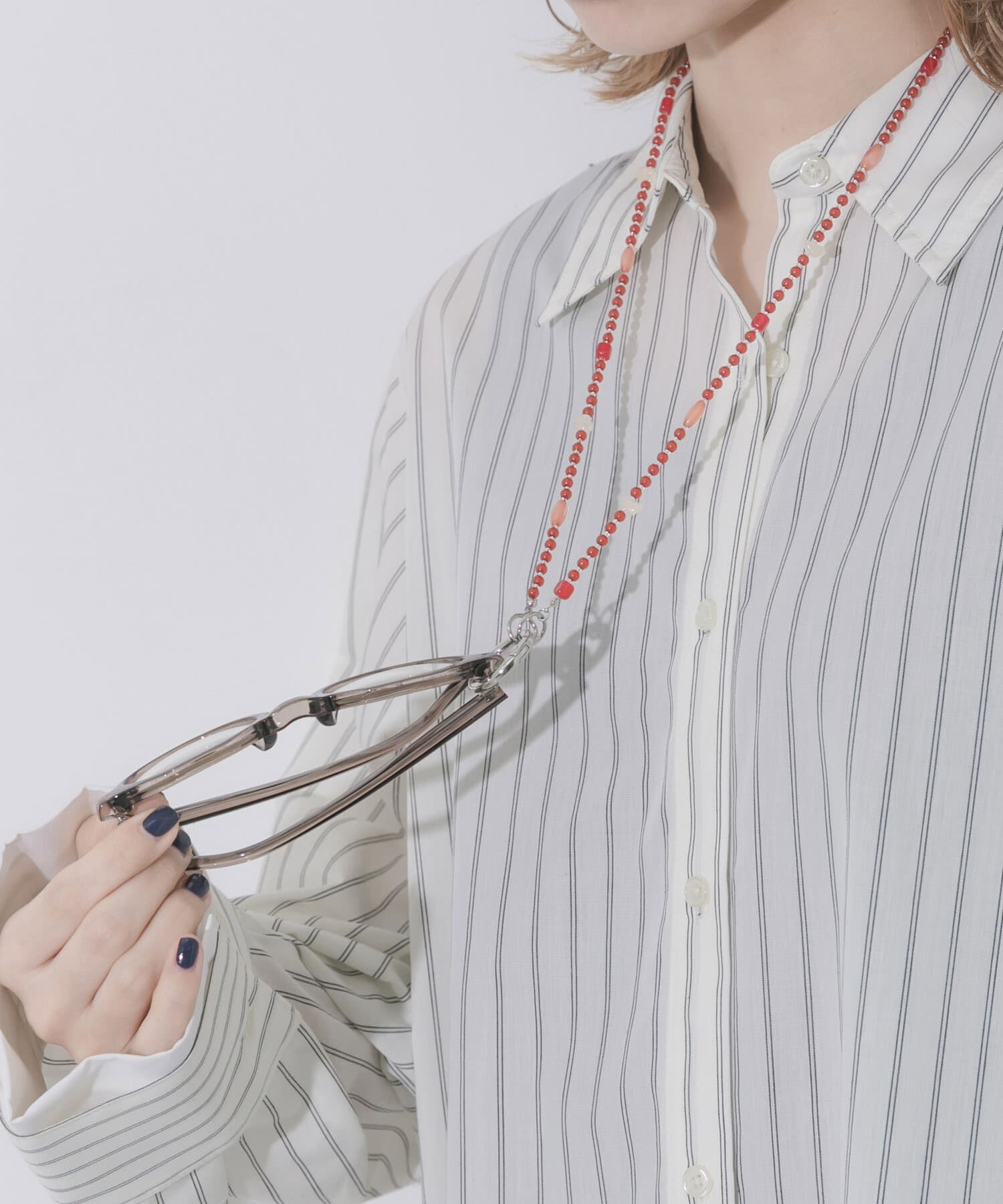 SMELLY「マルチビーズメガネホルダー」|メガネ|