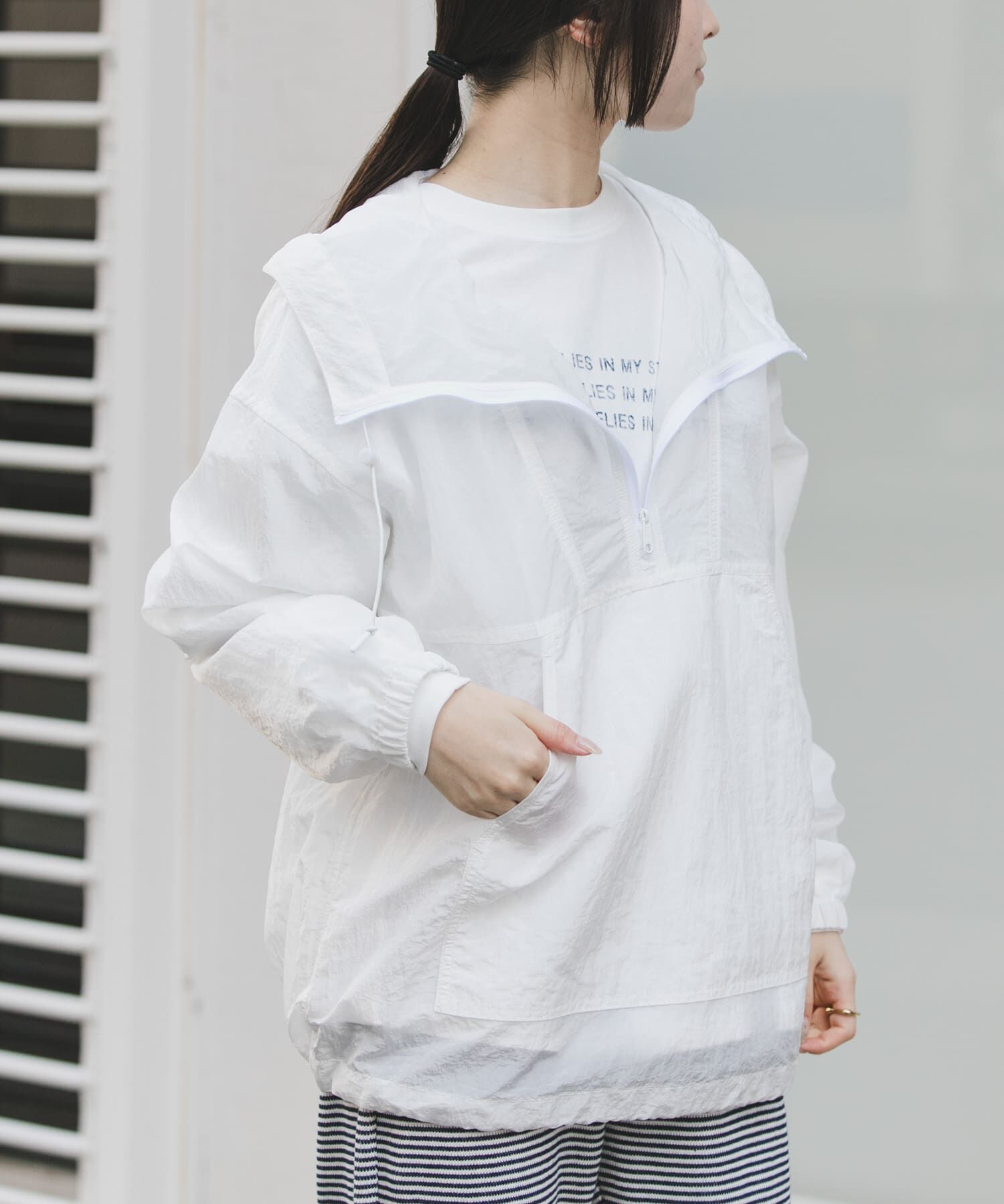 URBAN RESEARCH DOORS「FORK&SPOON　シアーアノラックパーカー」|パーカー|