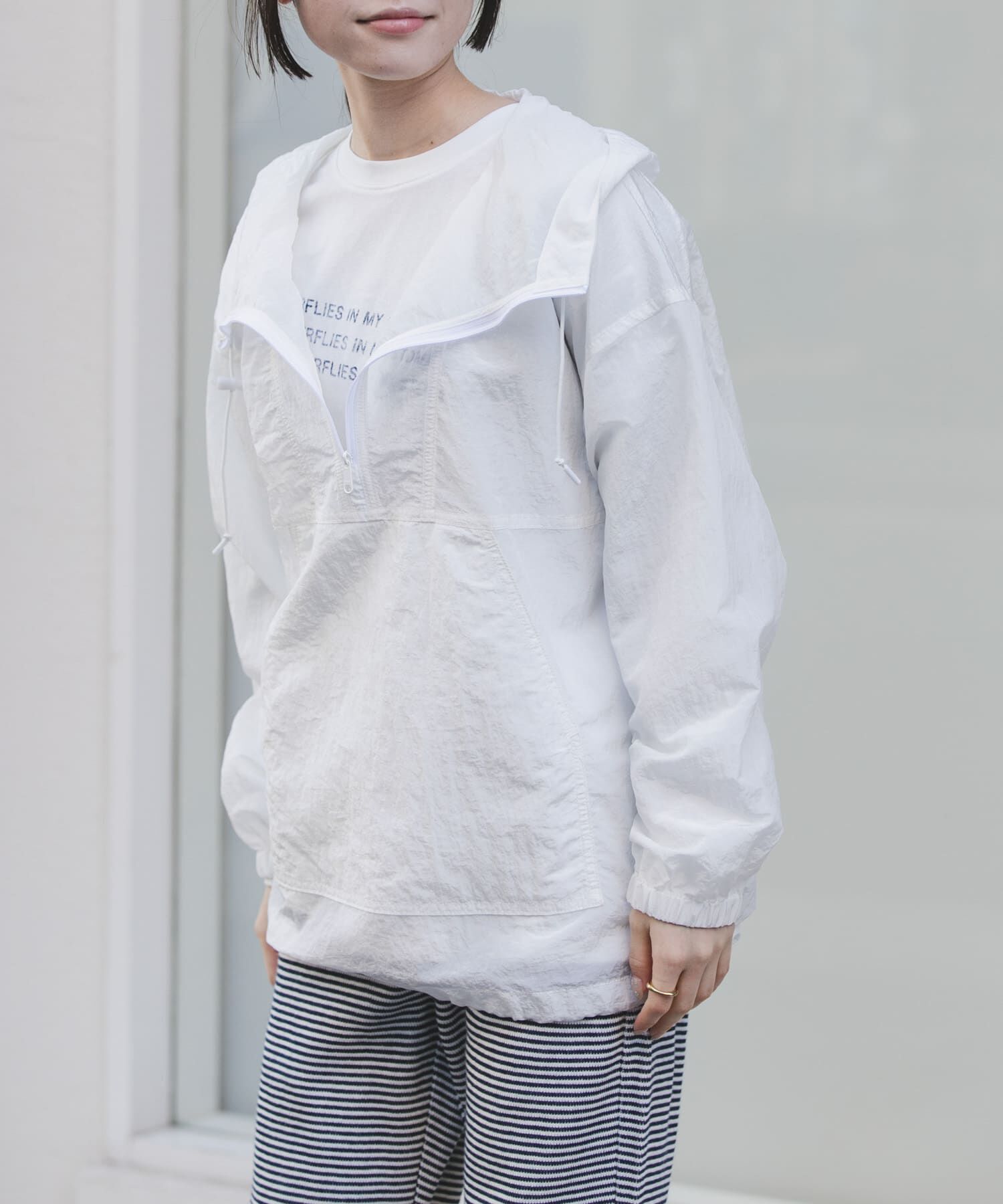 URBAN RESEARCH DOORS「FORK&SPOON　シアーアノラックパーカー」|パーカー|