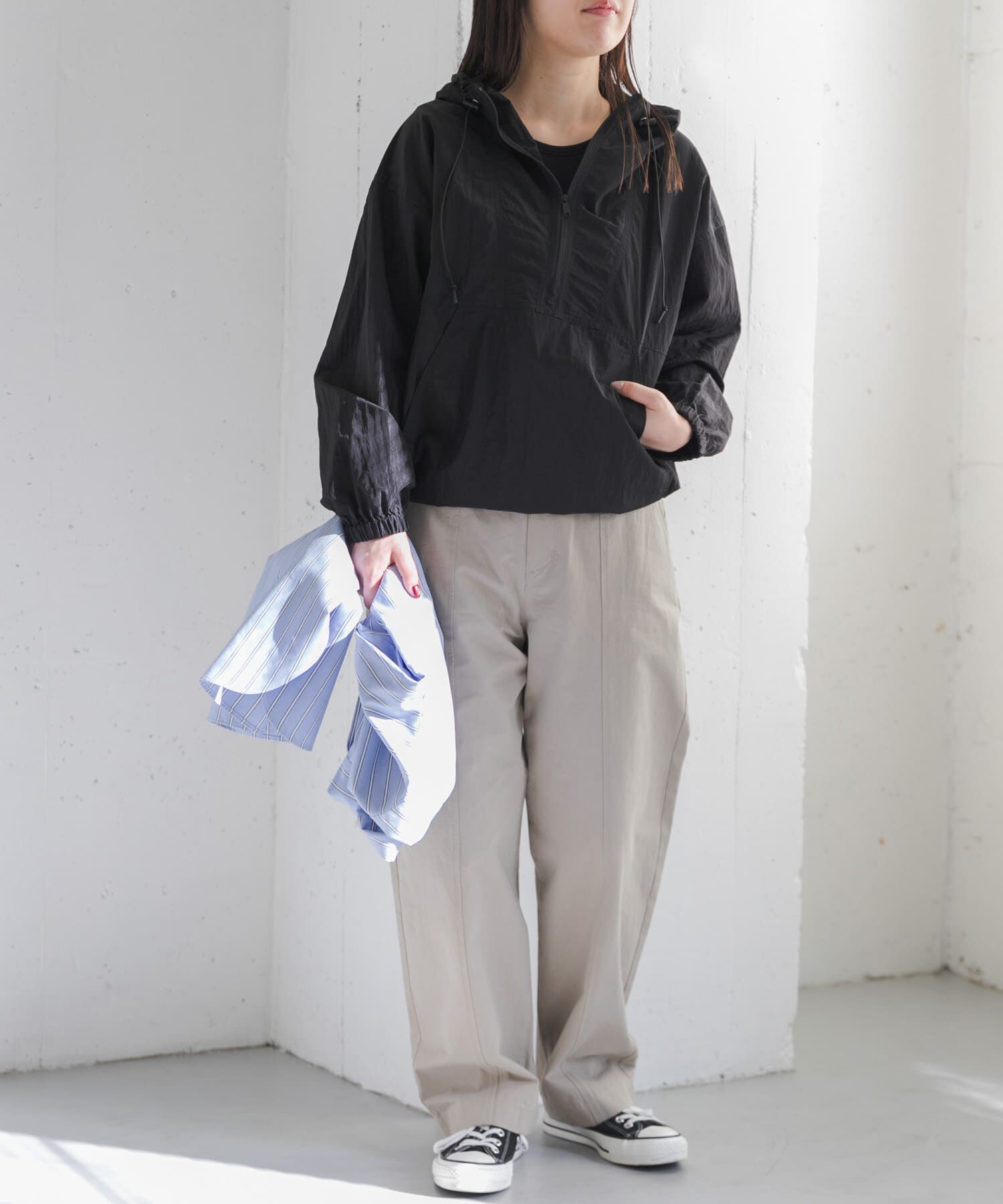 URBAN RESEARCH DOORS「FORK&SPOON　シアーアノラックパーカー」|パーカー|