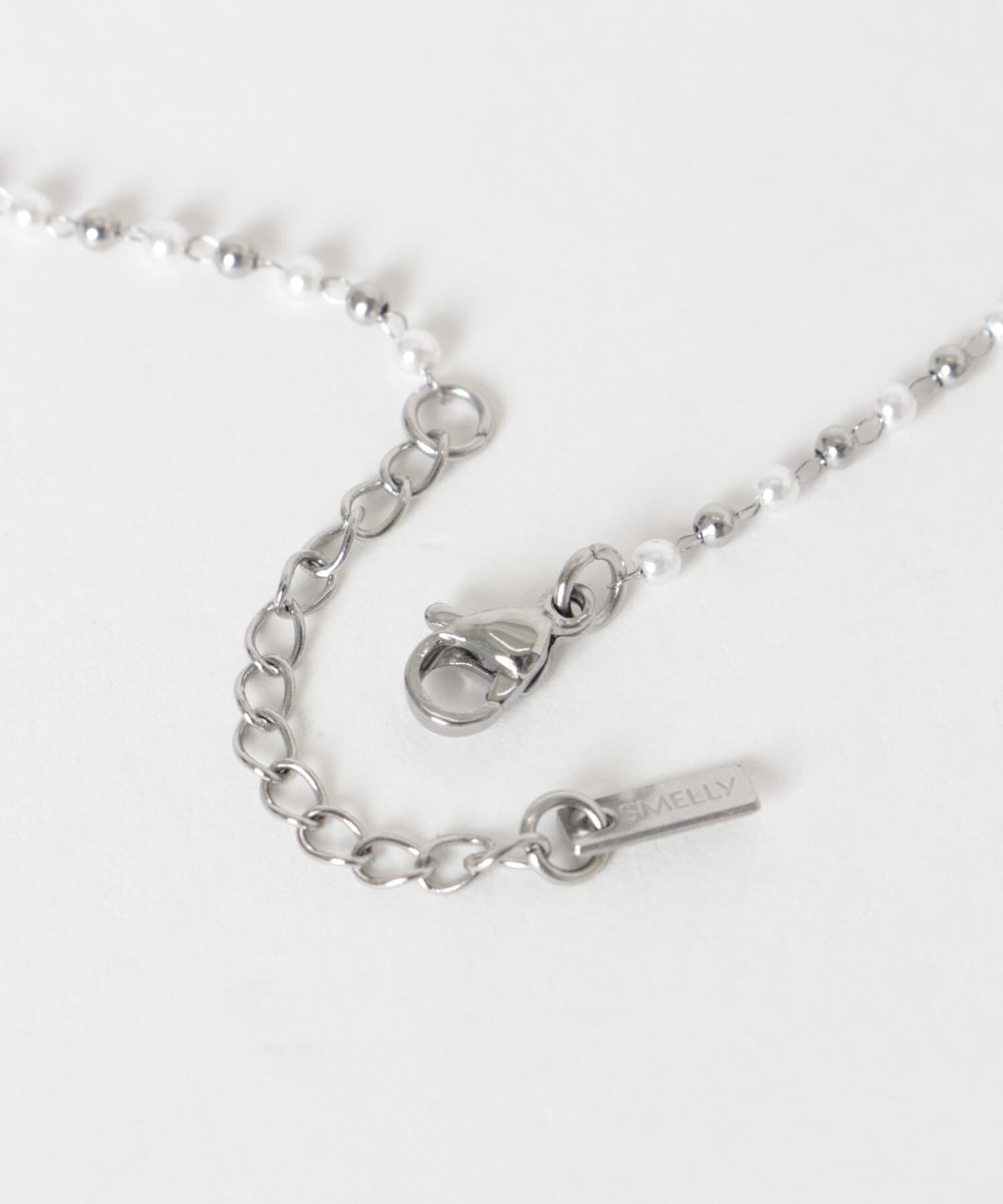 SMELLY「ステンレススタートップビーズネックレス」|ネックレス|