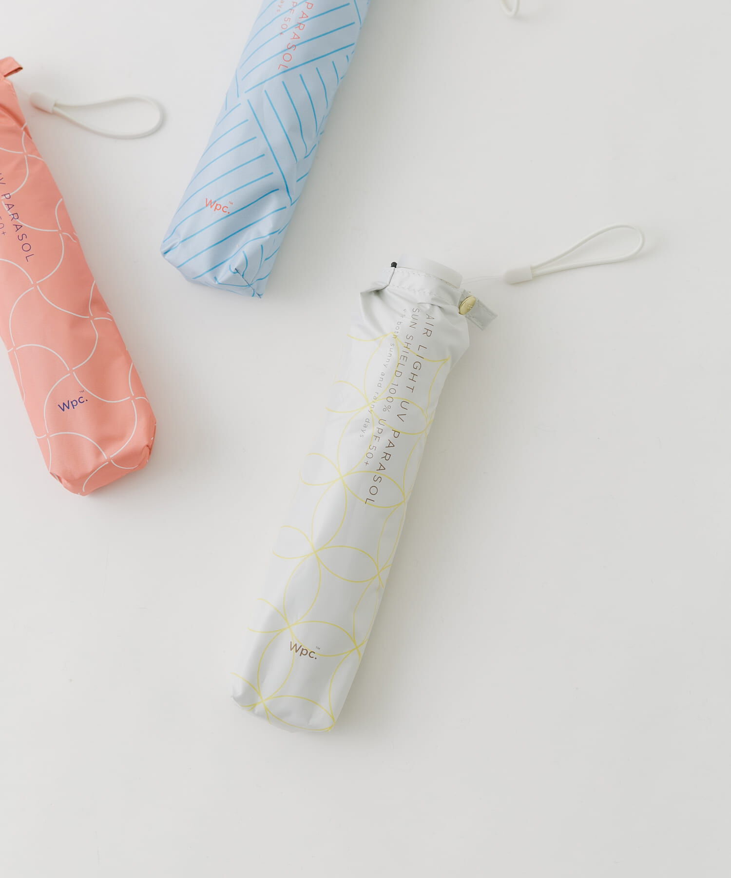 SMELLY「Wpc.　遮光軽量ジャパニーズモダンmini」|傘|オフホワイト