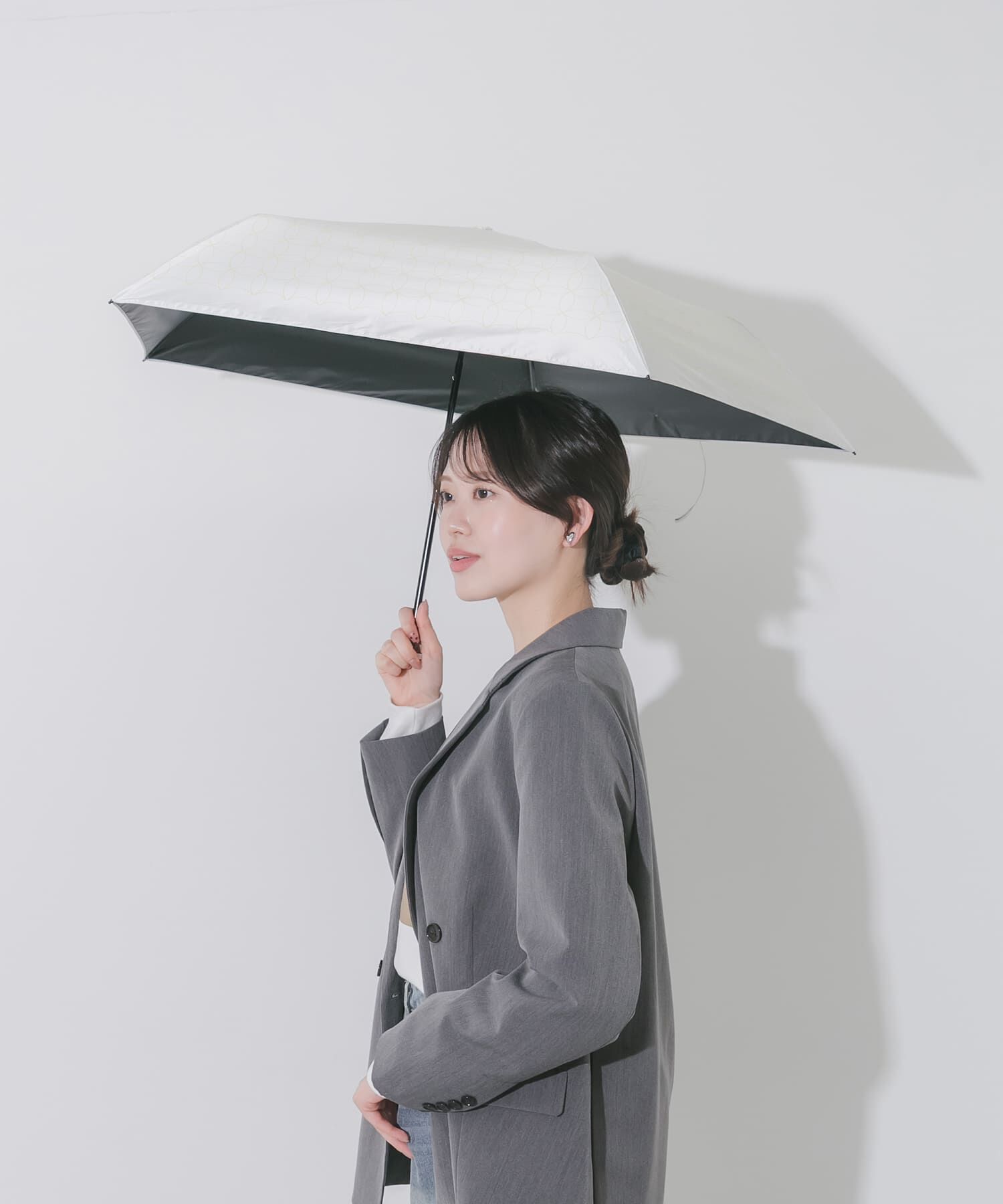 SMELLY「Wpc.　遮光軽量ジャパニーズモダンmini」|傘|