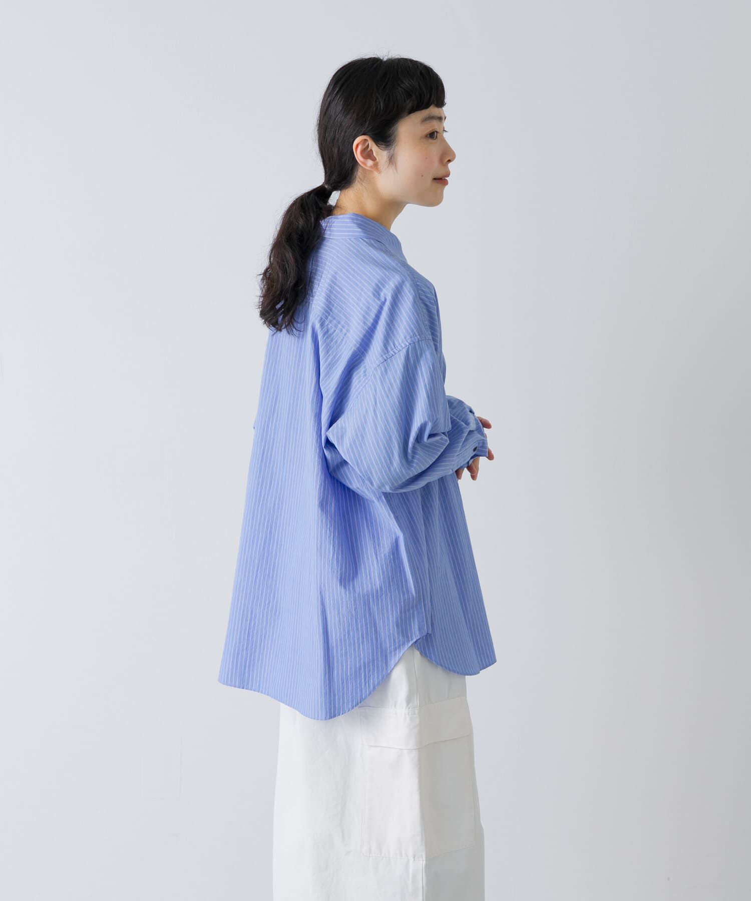 かぐれ「ハイツイストコットンレギュラーシャツ」|シャツ・ブラウス|