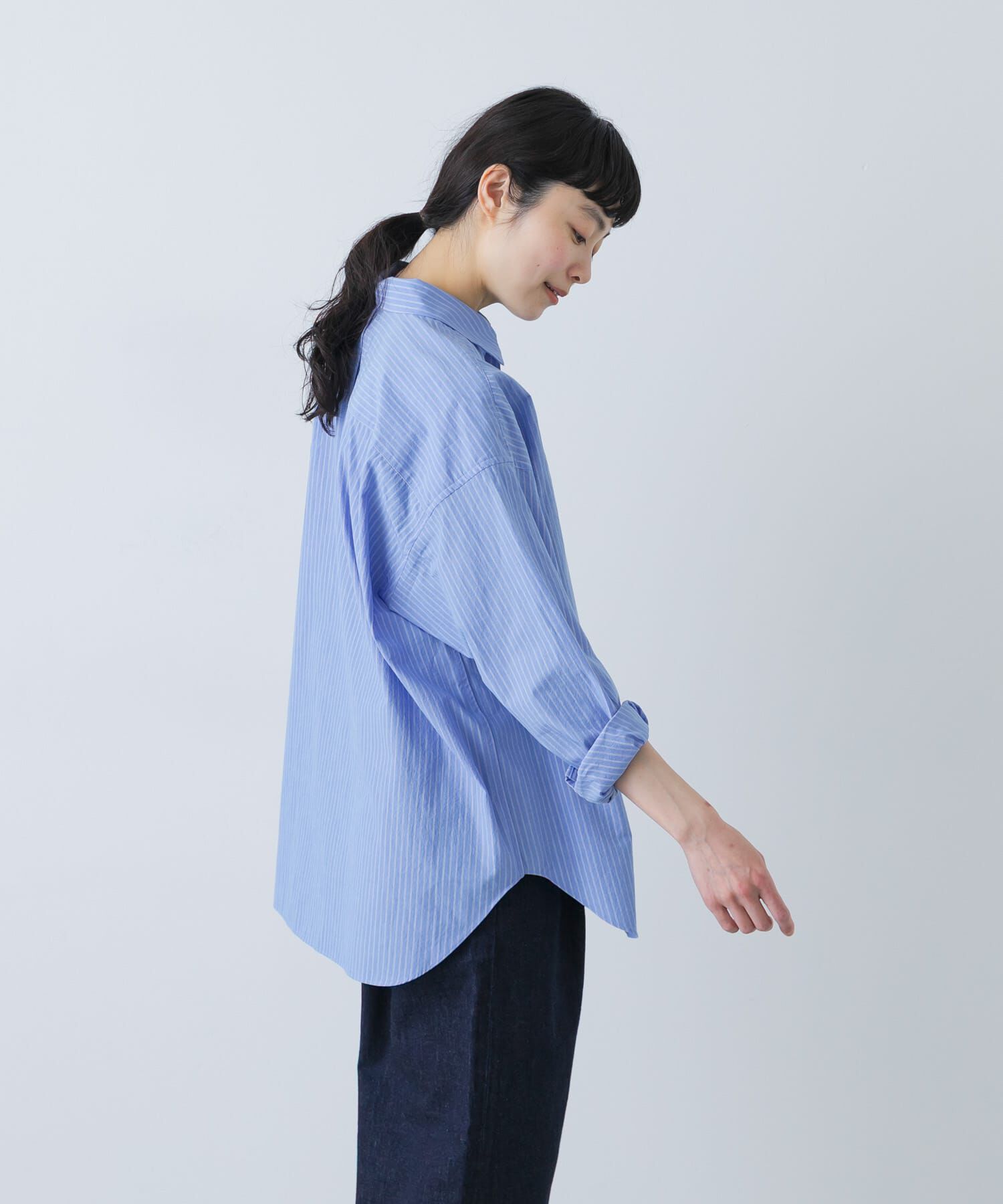 かぐれ「ハイツイストコットンレギュラーシャツ」|シャツ・ブラウス|