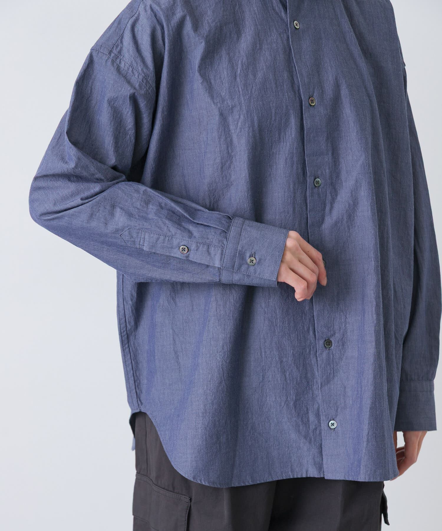 かぐれ「ハイツイストコットンレギュラーシャツ」|シャツ・ブラウス|