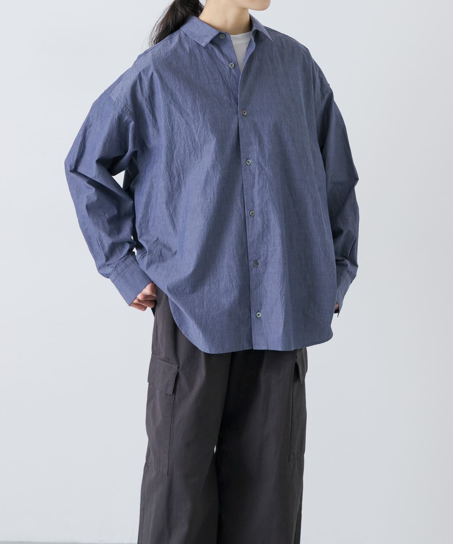 かぐれ「ハイツイストコットンレギュラーシャツ」|シャツ・ブラウス|