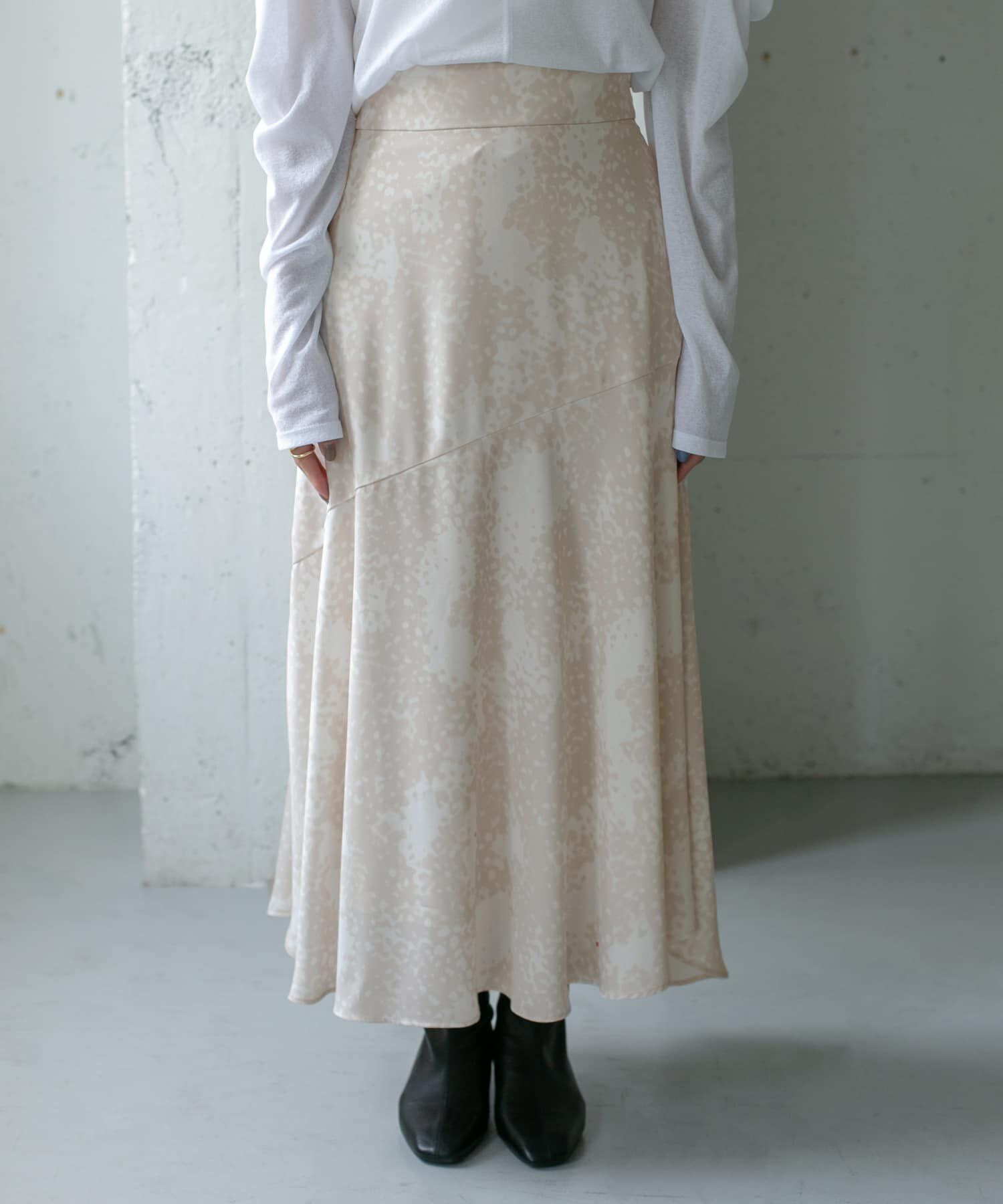  「アシメ切替マーメイドスカート&there4;」|スカート|