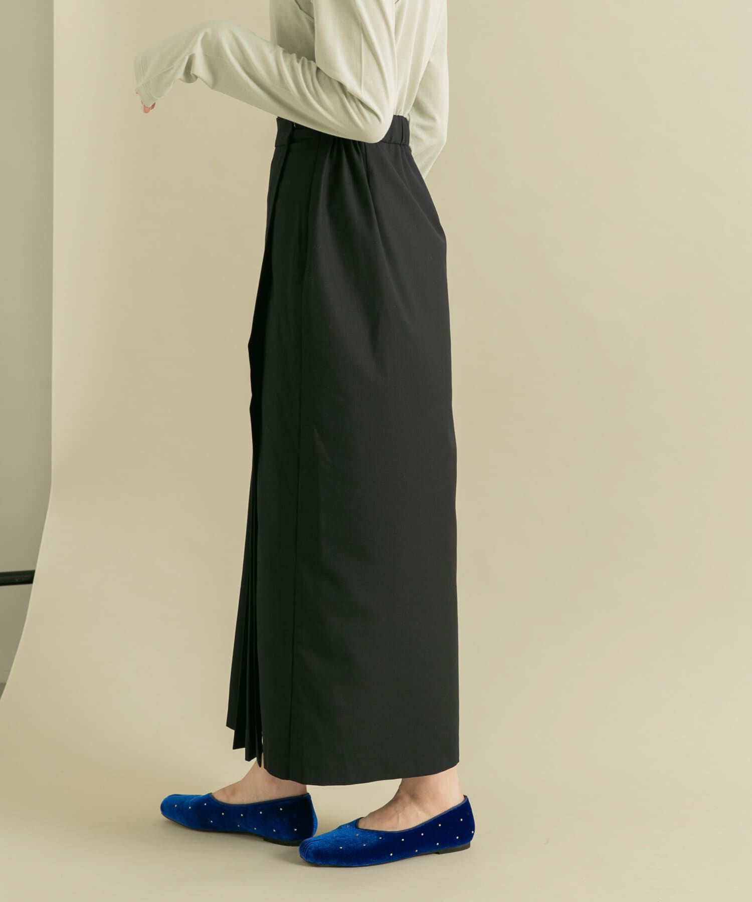  「ラップライクプリーツスカート」|スカート|