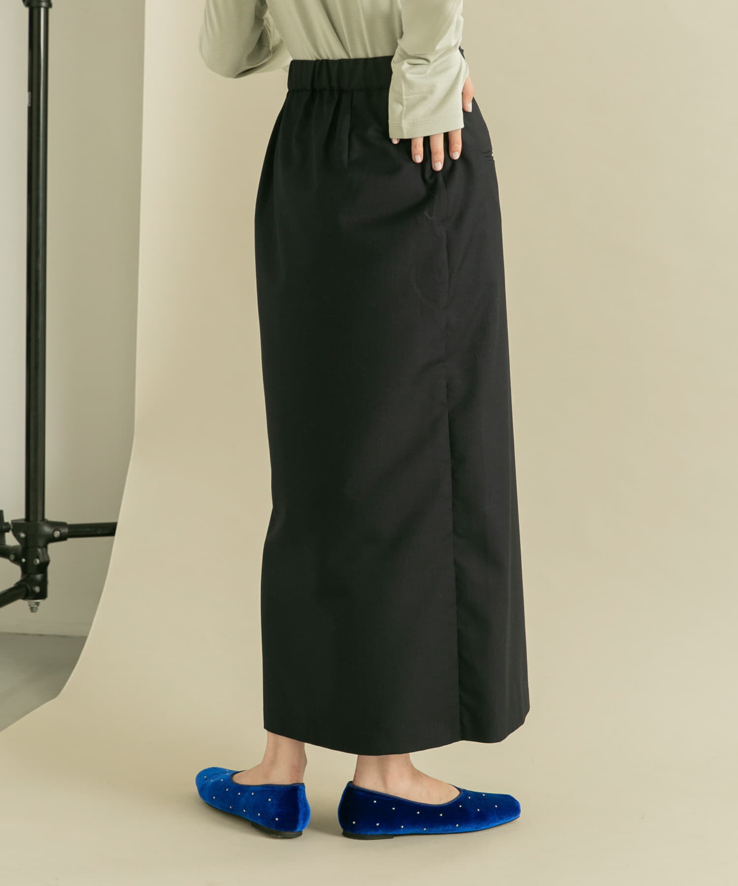  「ラップライクプリーツスカート」|スカート|