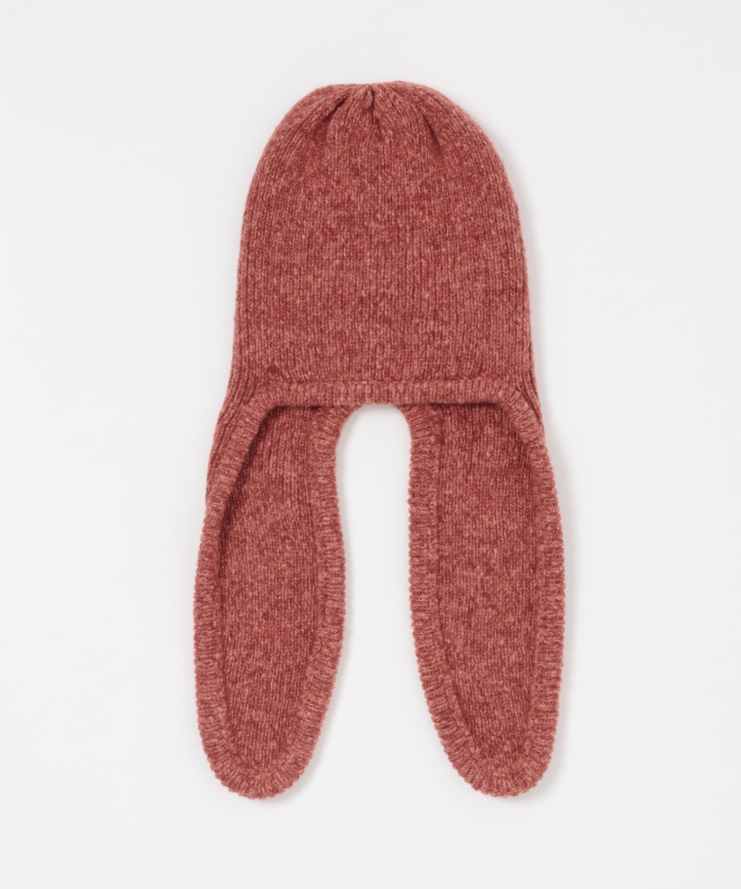  「ロングイヤーフラップニットキャップ」|ニット帽|