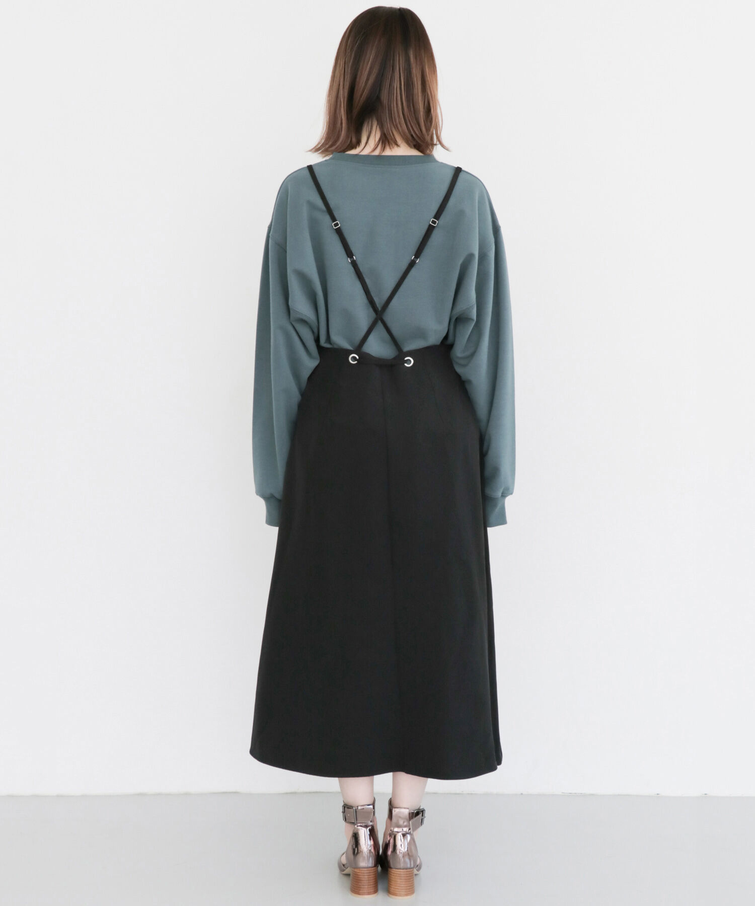  「サスペンダーフレアスカート&there4;」|スカート|