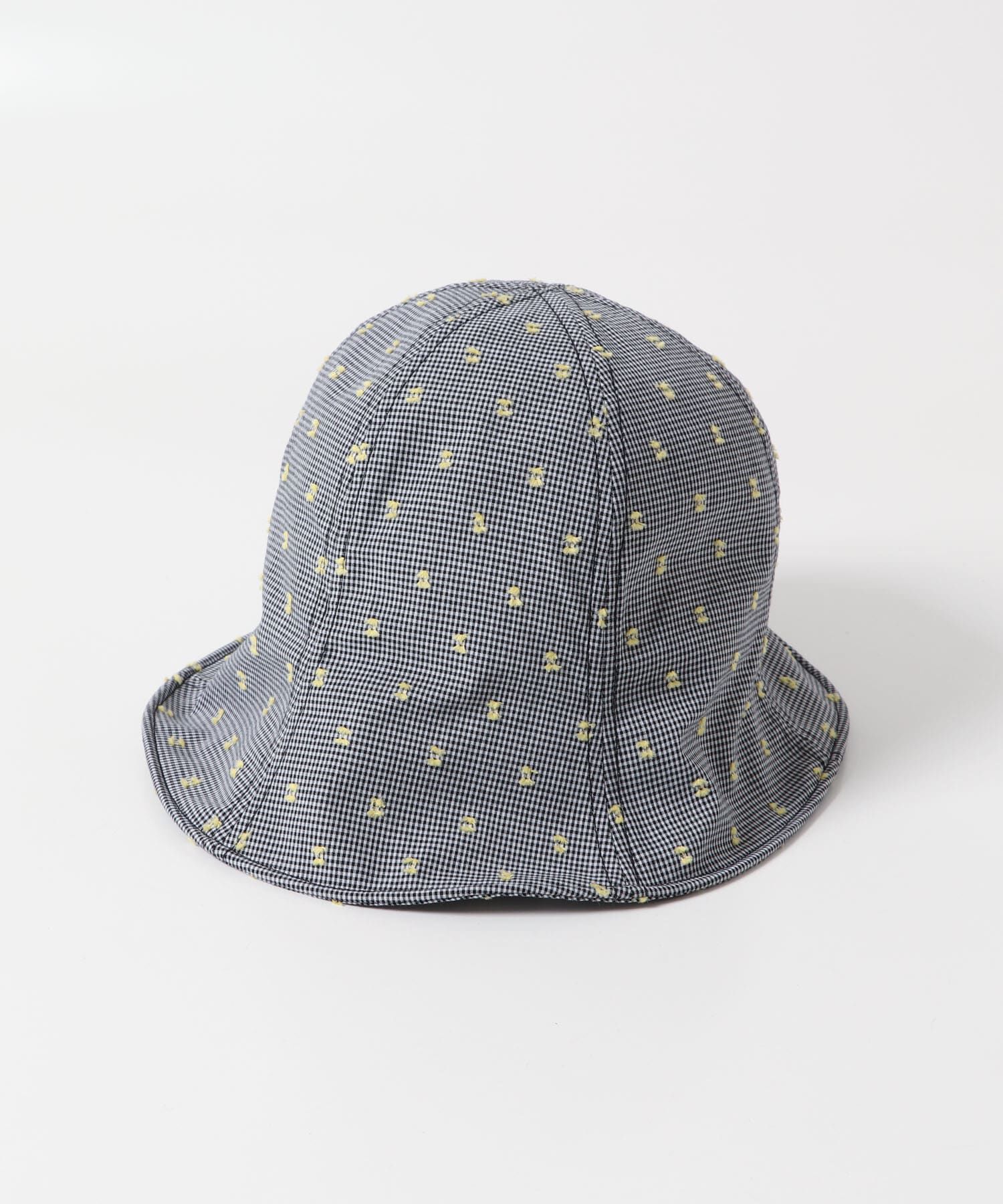  「刺繍チェックチューリップHAT」|ハット|