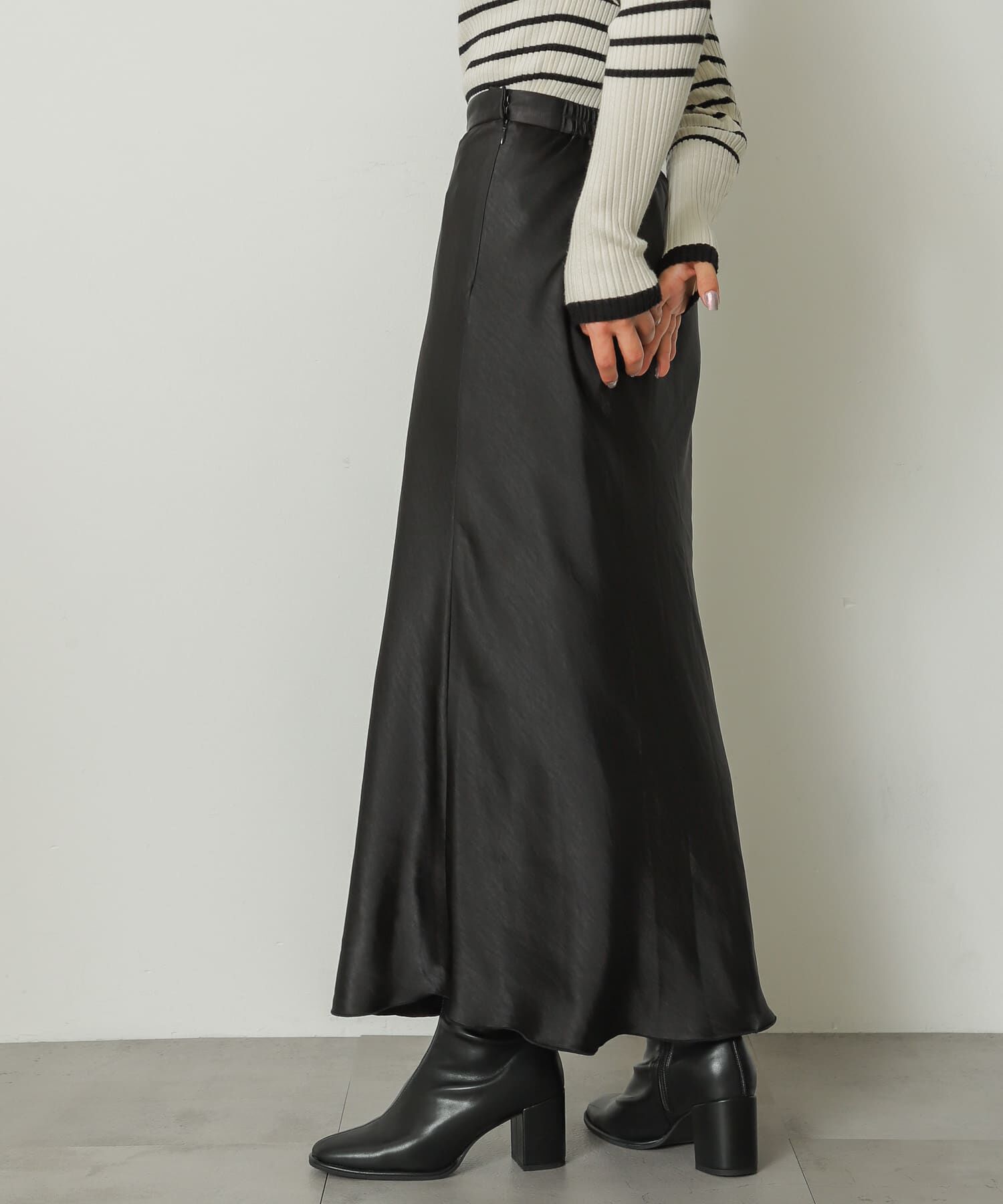 SENSE OF PLACE by URBAN RESEARCH「サテンナロースカート」|スカート|