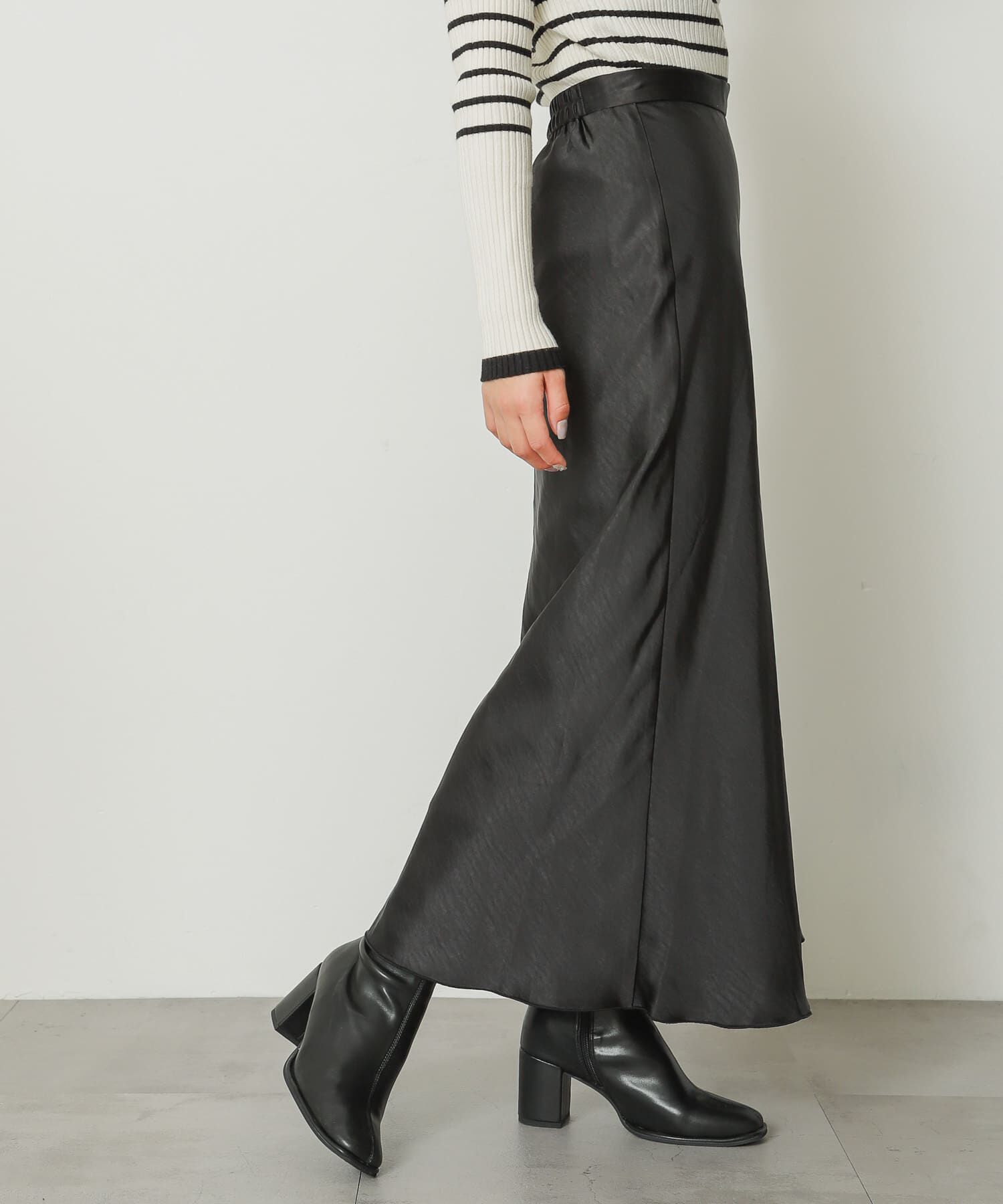 SENSE OF PLACE by URBAN RESEARCH「サテンナロースカート」|スカート|