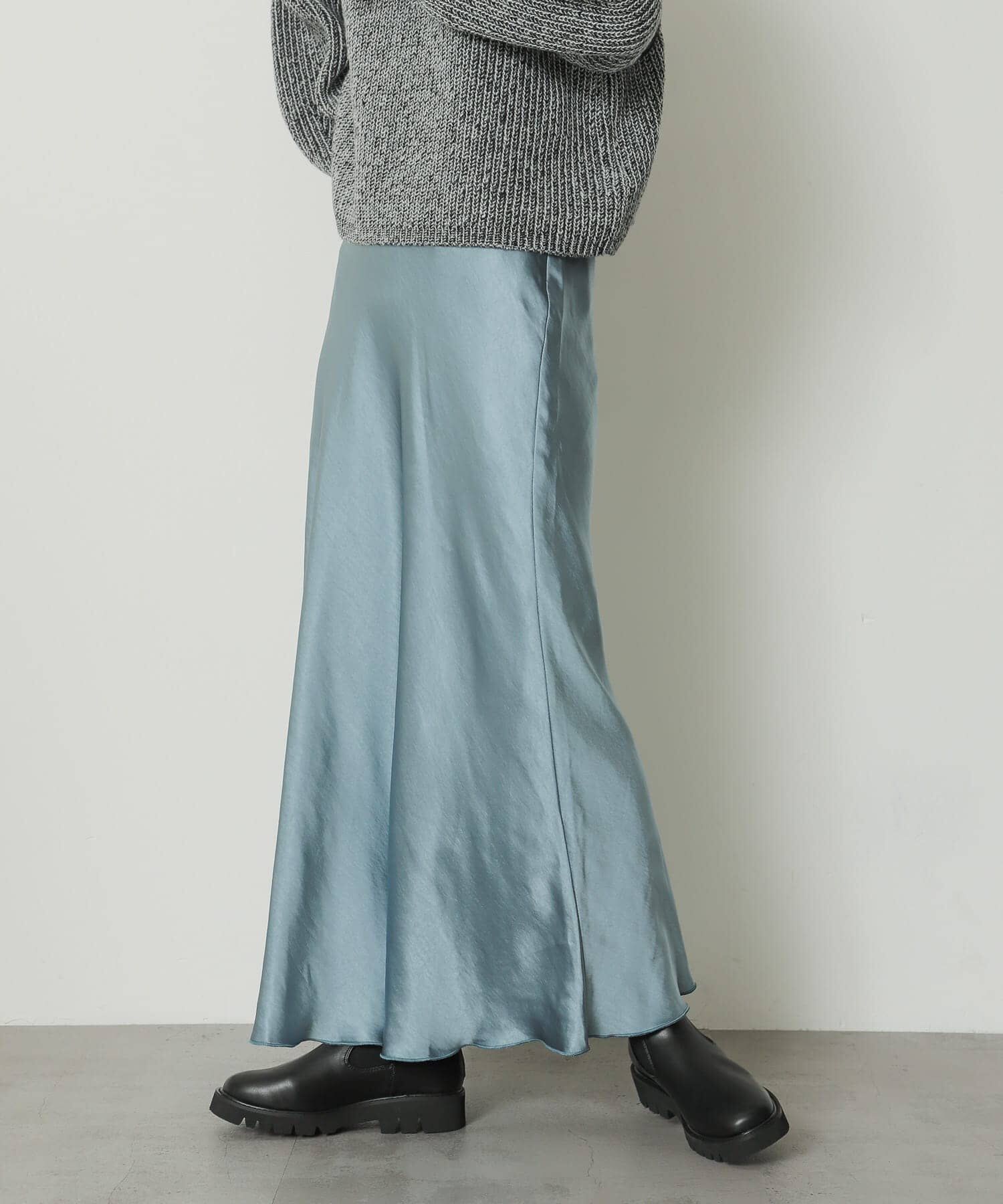 SENSE OF PLACE by URBAN RESEARCH「サテンナロースカート」|スカート|