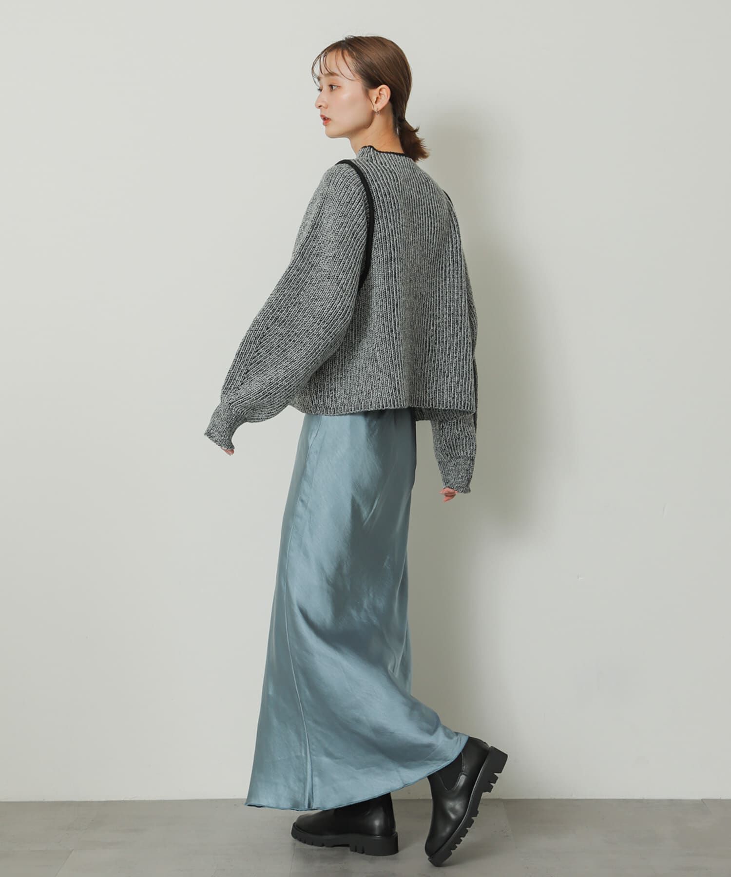 SENSE OF PLACE by URBAN RESEARCH「サテンナロースカート」|スカート|