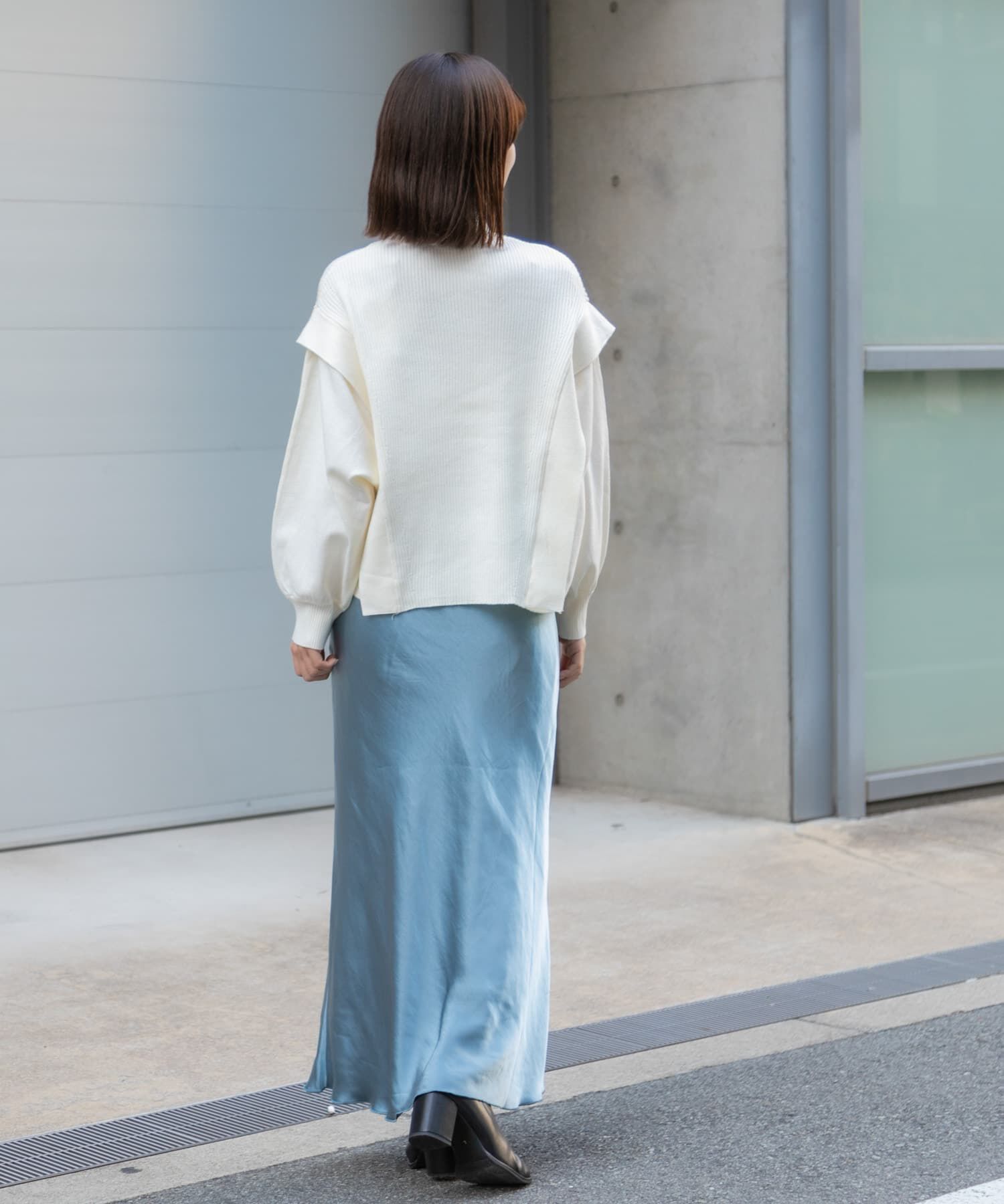 SENSE OF PLACE by URBAN RESEARCH「サテンナロースカート」|スカート|