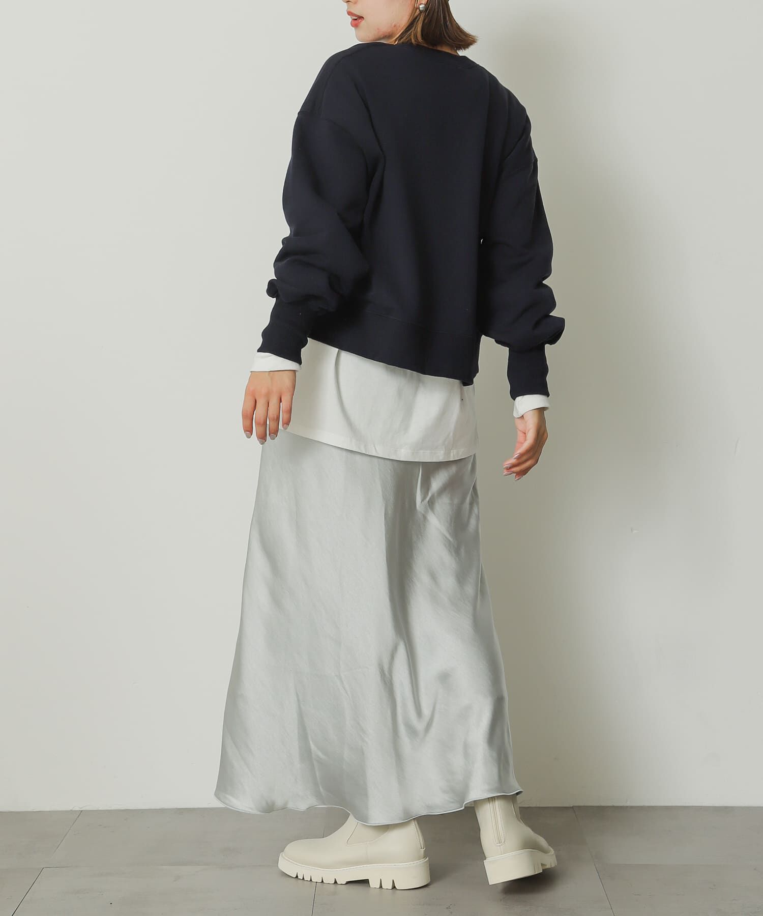 SENSE OF PLACE by URBAN RESEARCH「サテンナロースカート」|スカート|