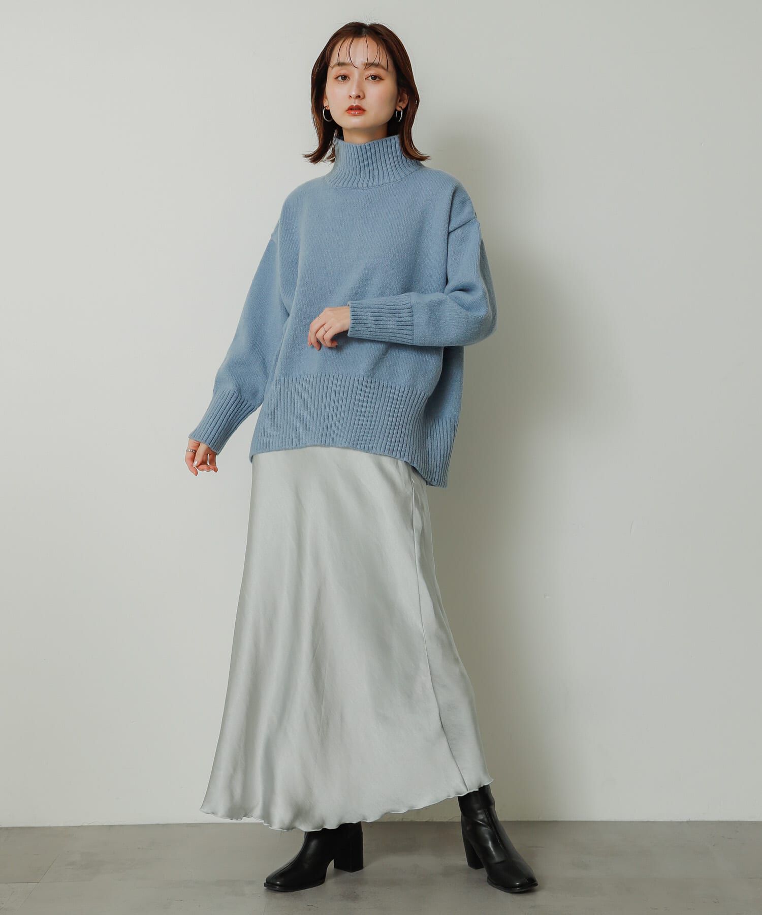 SENSE OF PLACE by URBAN RESEARCH「サテンナロースカート」|スカート|