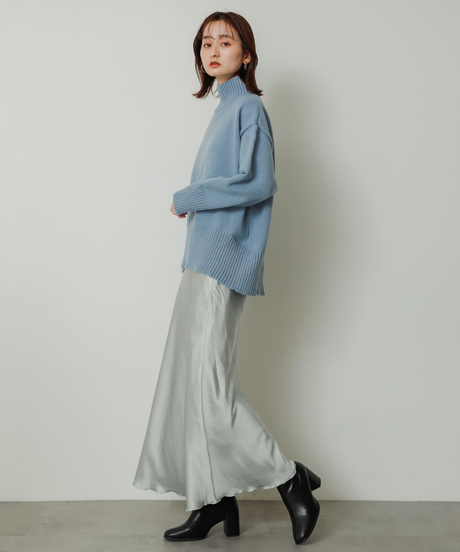 SENSE OF PLACE by URBAN RESEARCH「サテンナロースカート」|スカート|