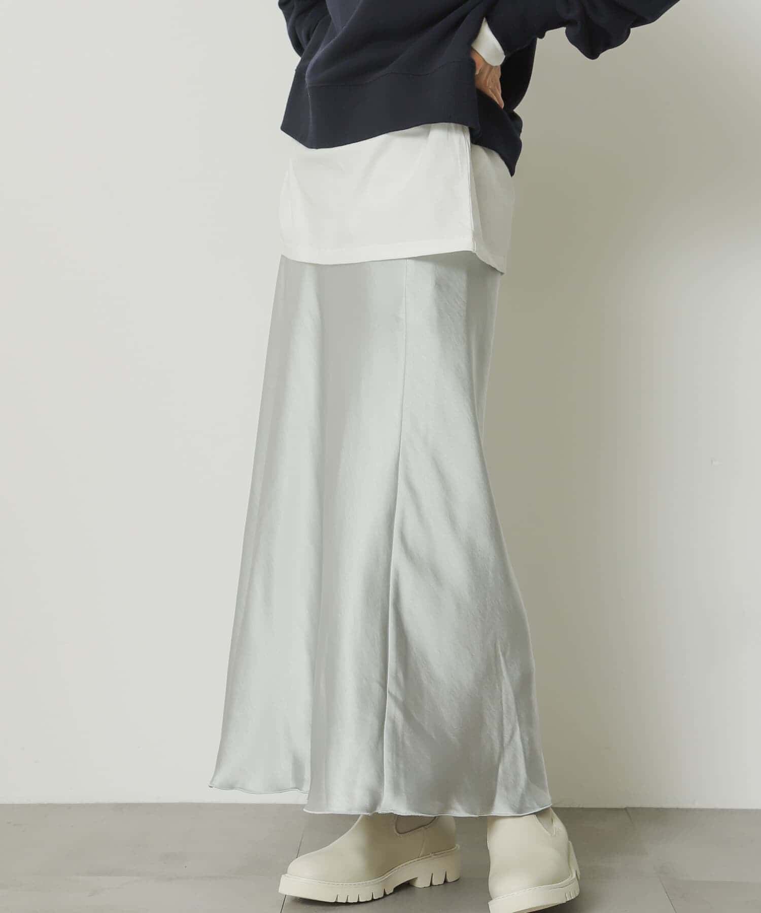 SENSE OF PLACE by URBAN RESEARCH「サテンナロースカート」|スカート|