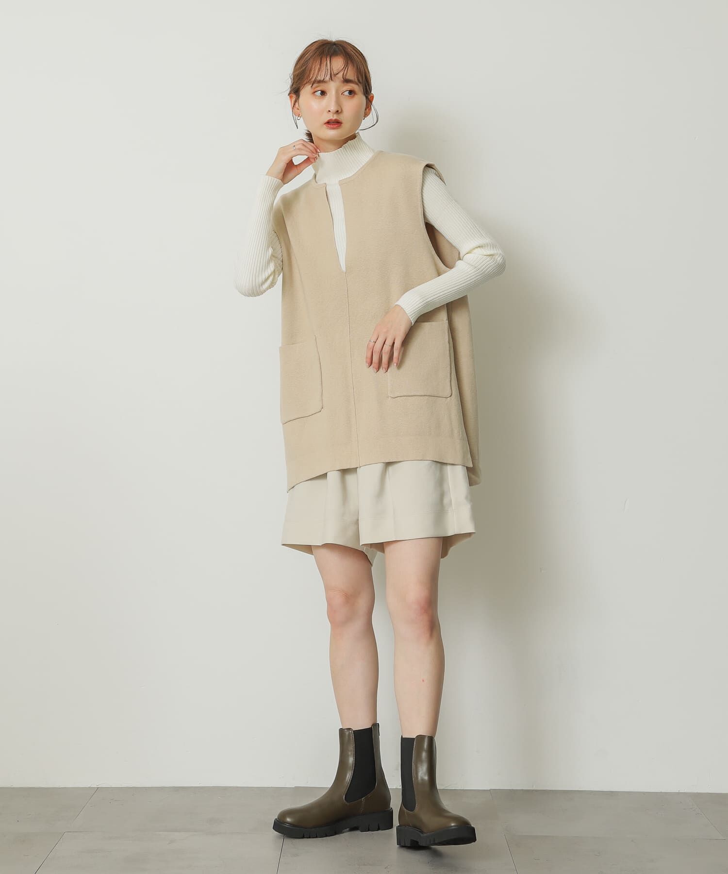 SENSE OF PLACE by URBAN RESEARCH「『軽量ソール採用』トラックソールサイドゴアブーツ」|ショートブーツ|