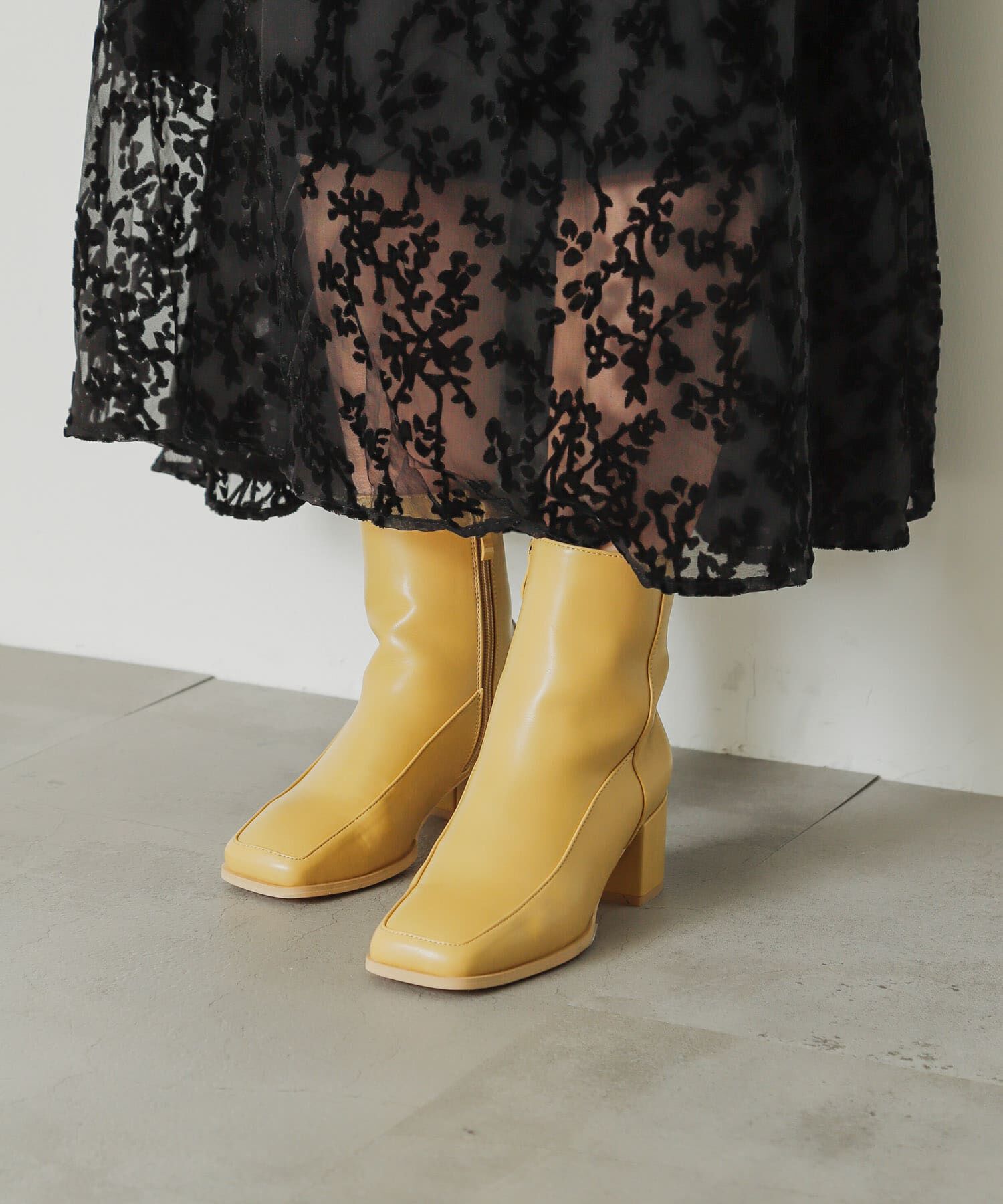 SENSE OF PLACE by URBAN RESEARCH「ワイドスクエアショートブーツ」|ショートブーツ|