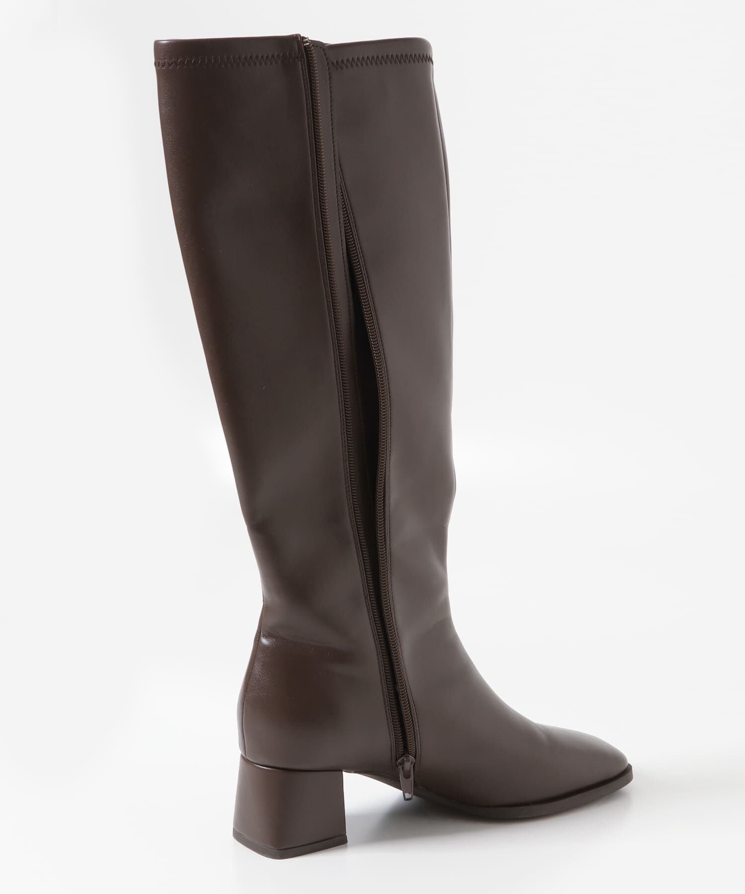 SENSE OF PLACE by URBAN RESEARCH「『消臭』スクエアトゥストレッチロングブーツ」|ショートブーツ|