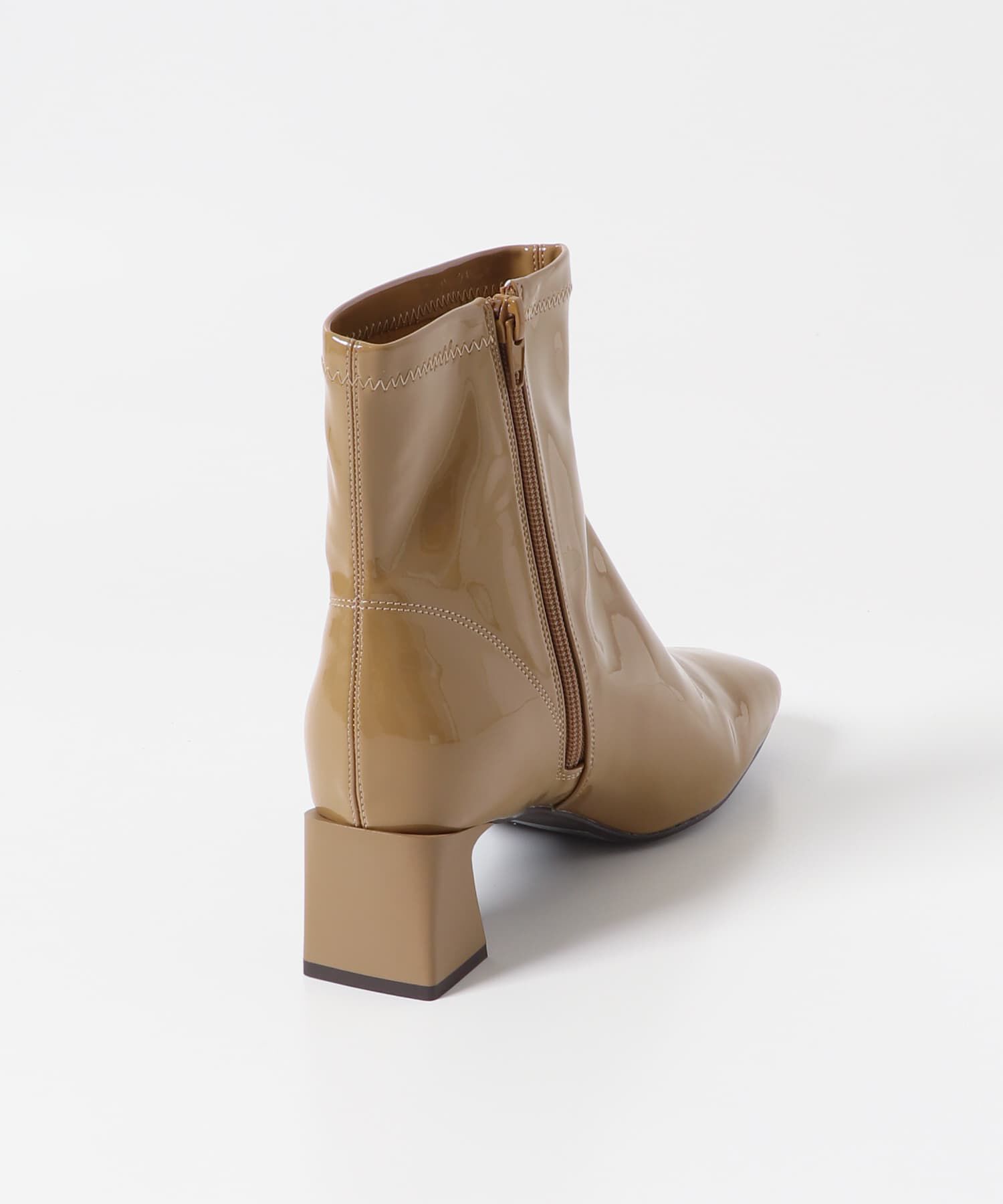 SENSE OF PLACE by URBAN RESEARCH「『抗菌』『消臭』スクエアトゥエナメルブーツ」|ショートブーツ|