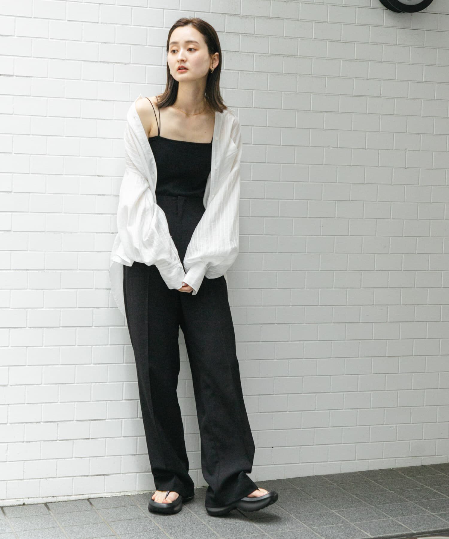 SENSE OF PLACE by URBAN RESEARCH「タックポケットシアーストライプシャツ」|シャツ・ブラウス|