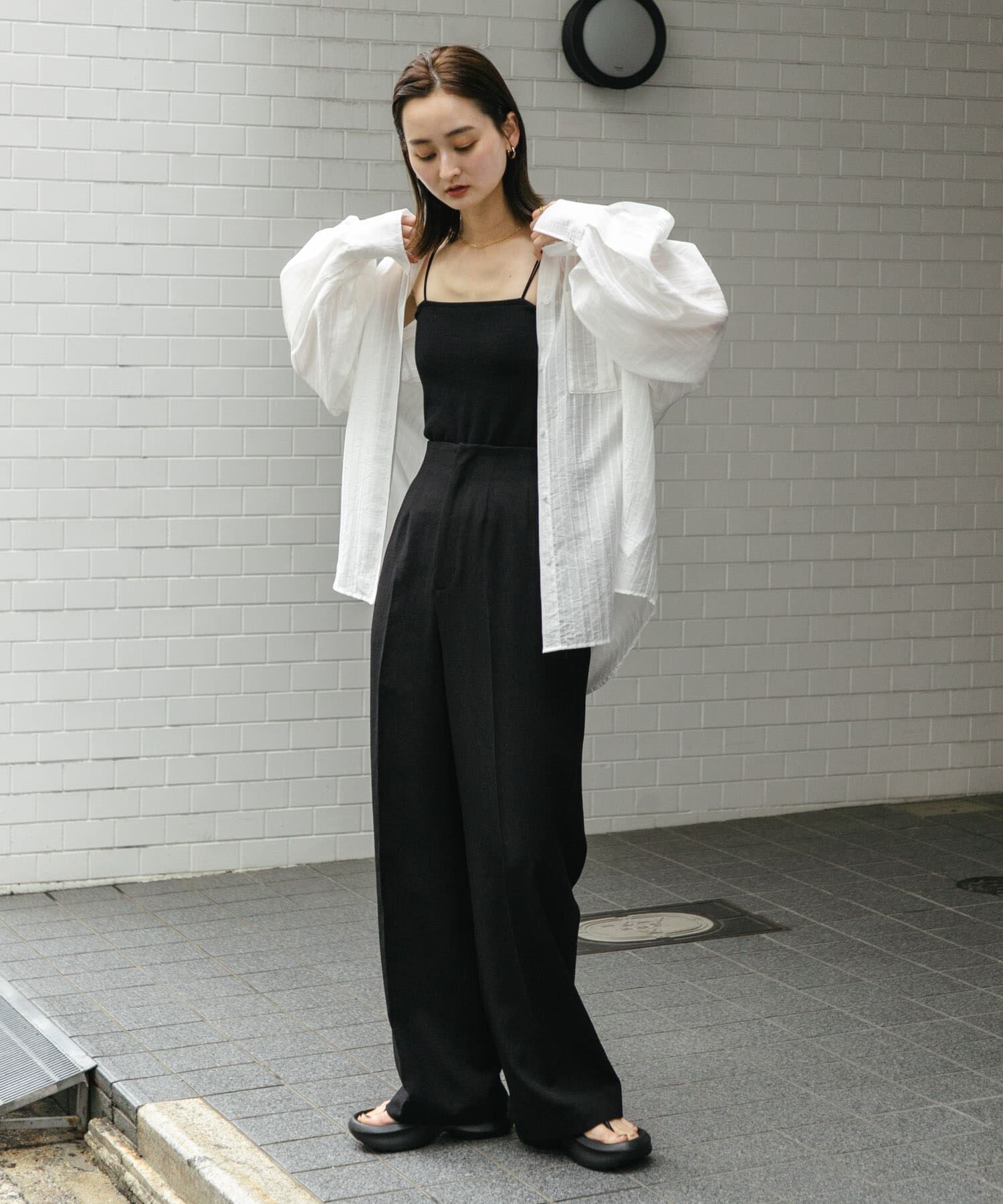 SENSE OF PLACE by URBAN RESEARCH「タックポケットシアーストライプシャツ」|シャツ・ブラウス|