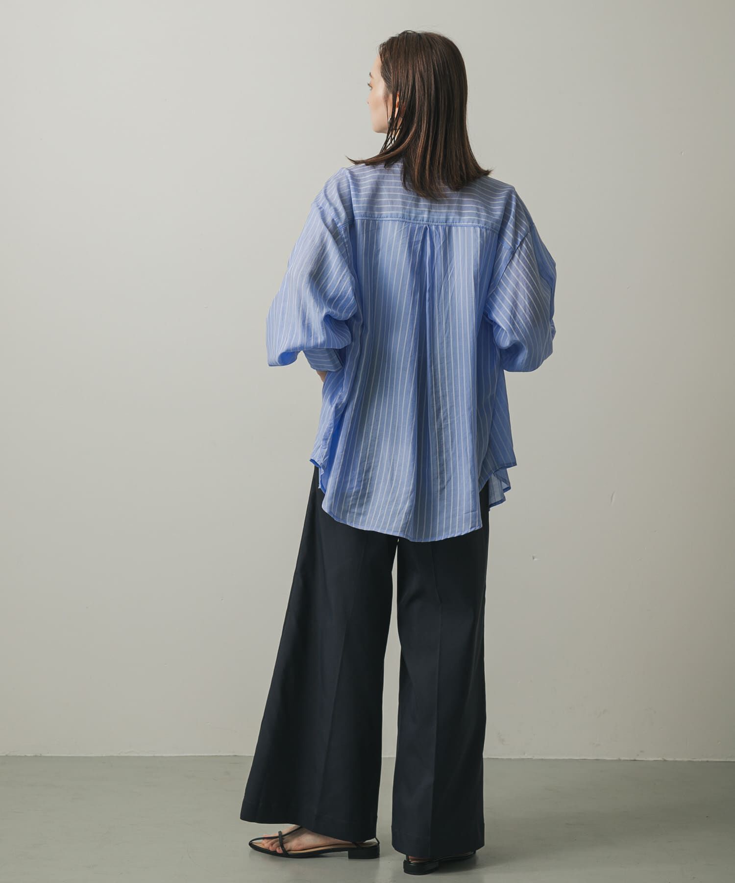 SENSE OF PLACE by URBAN RESEARCH「タックポケットシアーストライプシャツ」|シャツ・ブラウス|