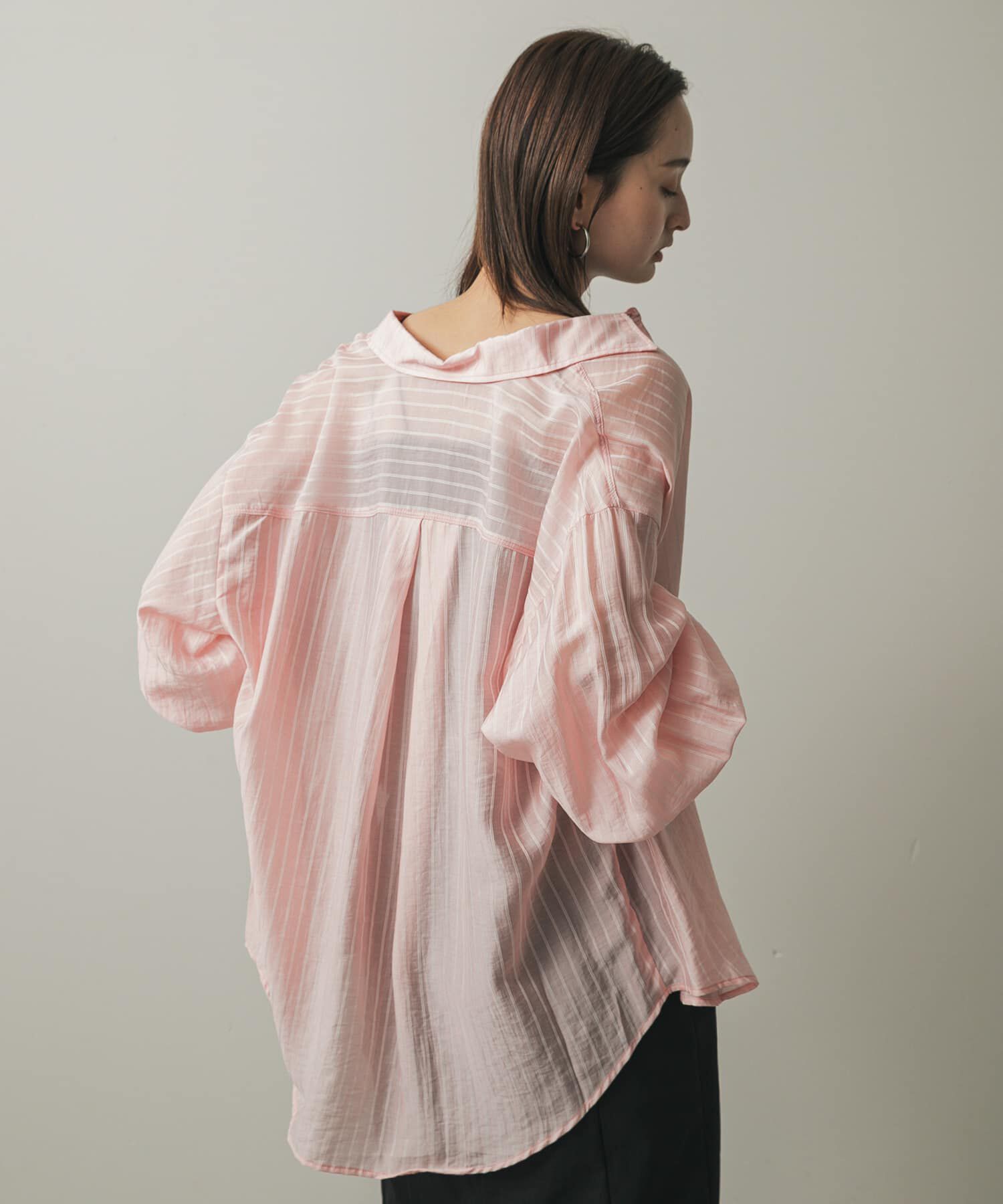 SENSE OF PLACE by URBAN RESEARCH「タックポケットシアーストライプシャツ」|シャツ・ブラウス|