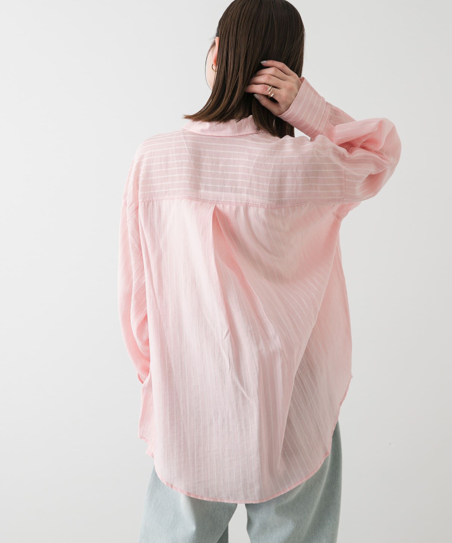 SENSE OF PLACE by URBAN RESEARCH「タックポケットシアーストライプシャツ」|シャツ・ブラウス|