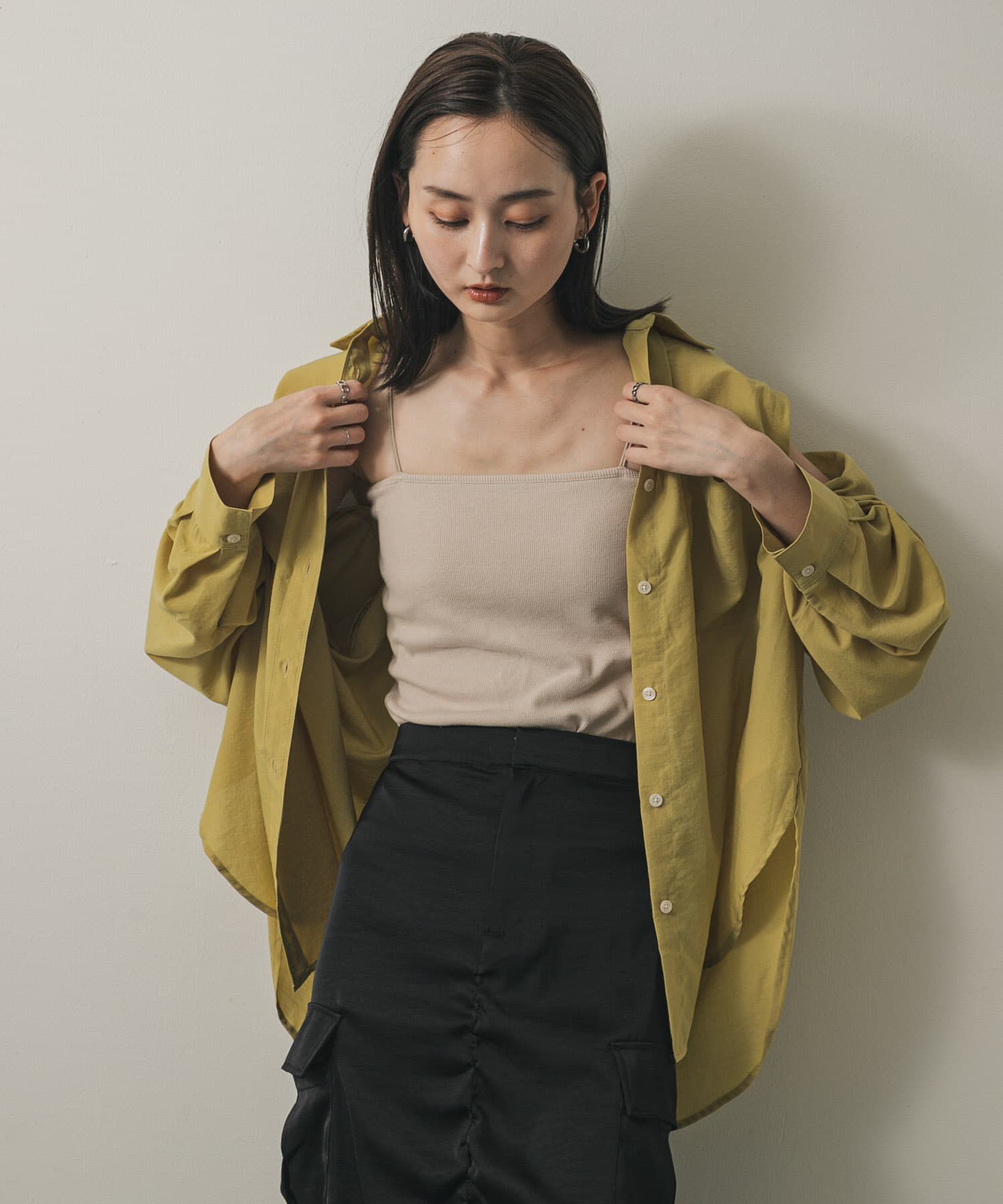 SENSE OF PLACE by URBAN RESEARCH「リネンライクショルダースリットシャツ」|シャツ・ブラウス|