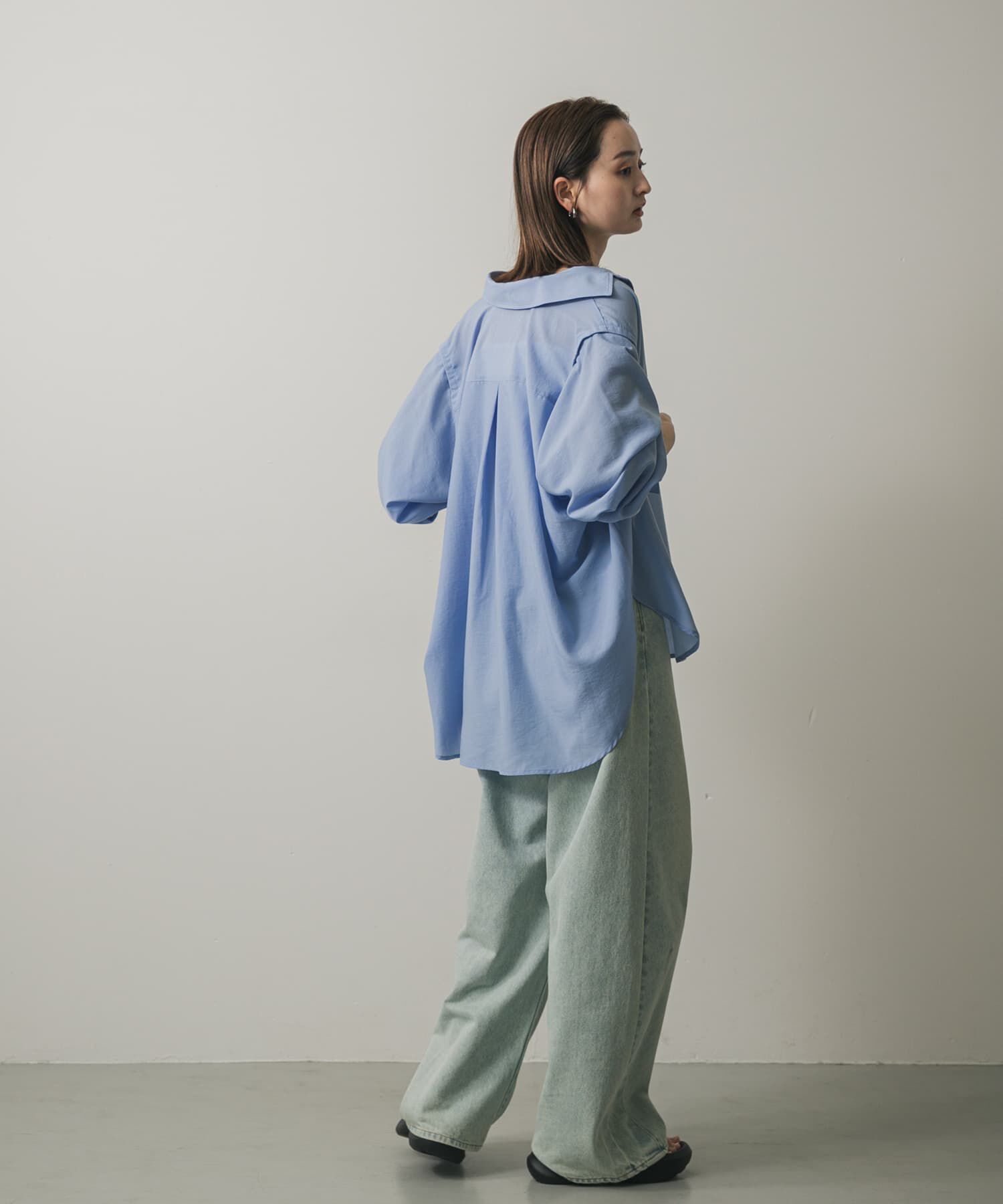 SENSE OF PLACE by URBAN RESEARCH「リネンライクショルダースリットシャツ」|シャツ・ブラウス|