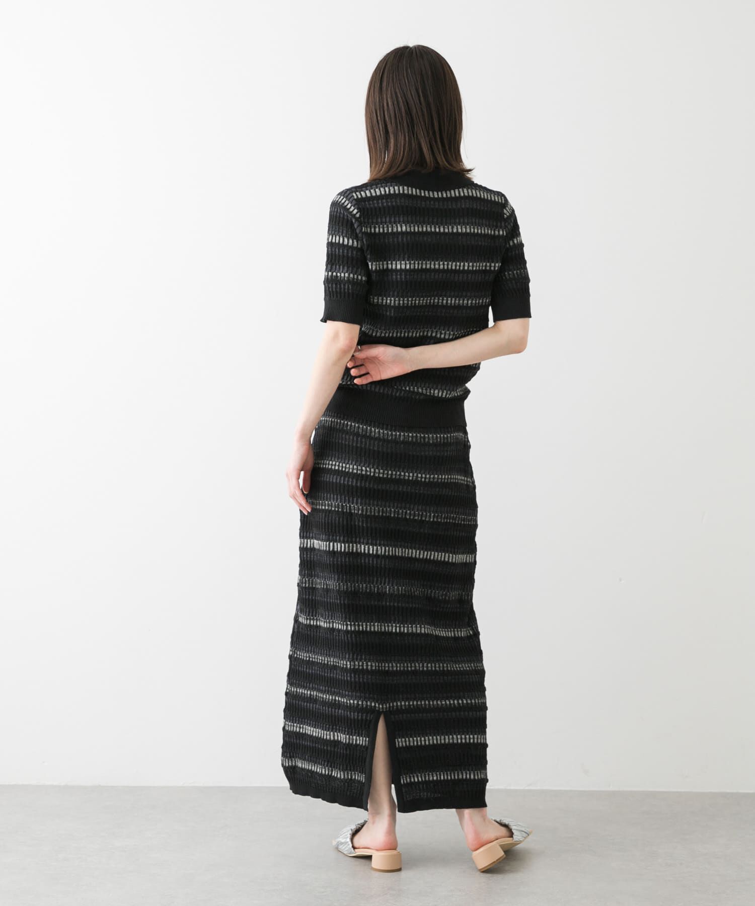 SENSE OF PLACE by URBAN RESEARCH「マルチボーダーニットスカート」|スカート|