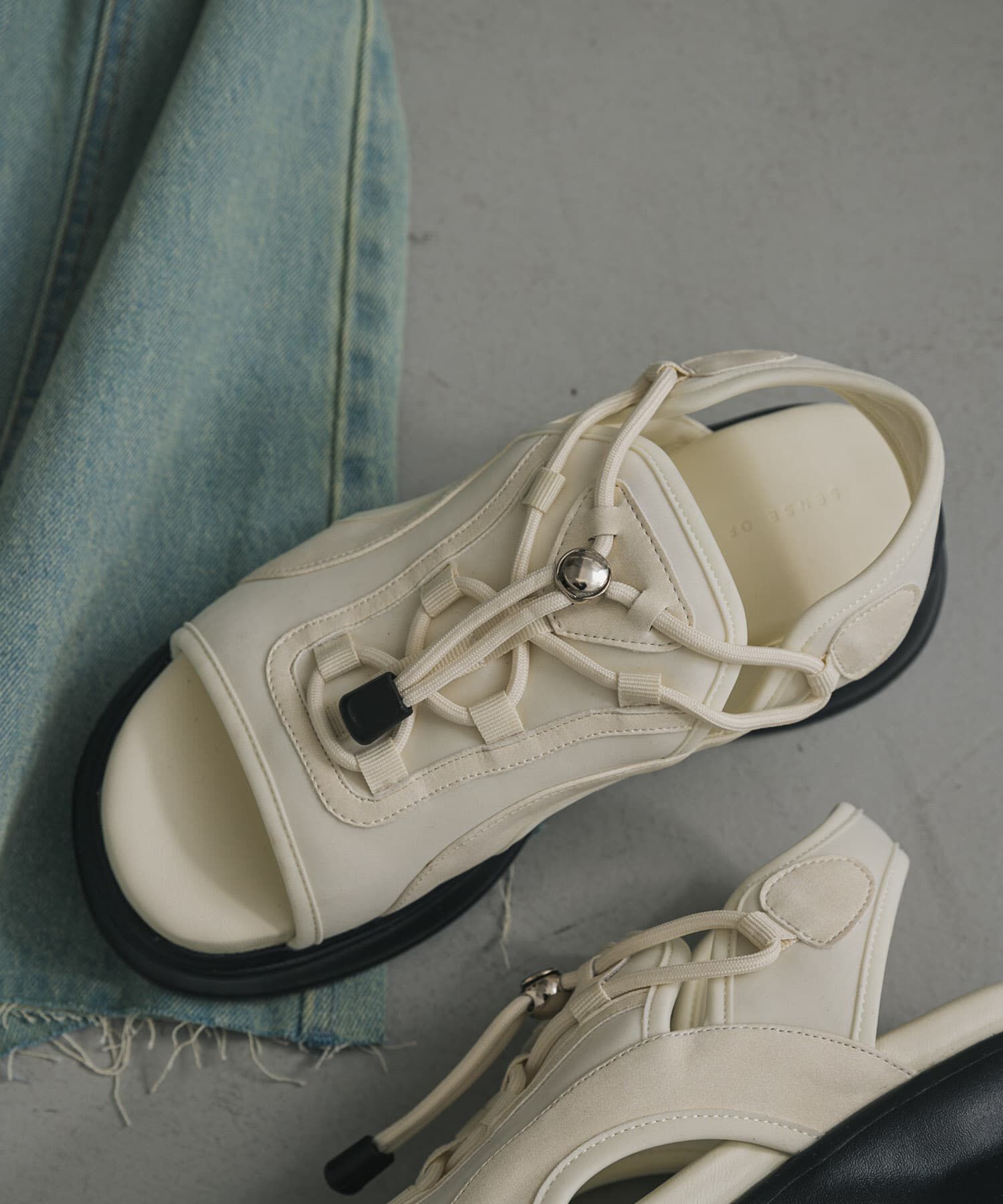 SENSE OF PLACE by URBAN RESEARCH「ボリュームソールドロストスポーツサンダル」|サンダル|