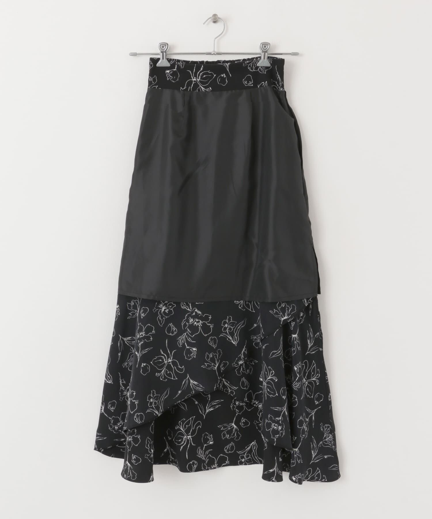 SENSE OF PLACE by URBAN RESEARCH「フラワープリントフリルスカート」|スカート|