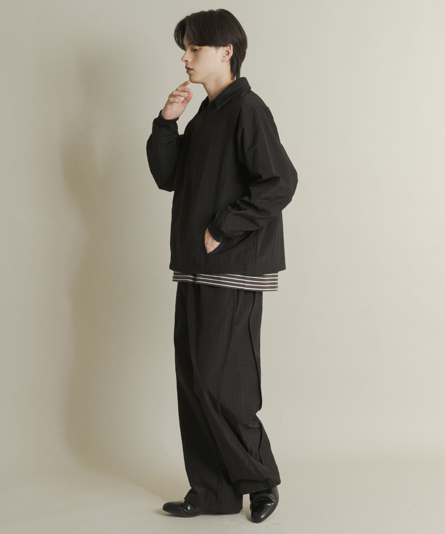 SENSE OF PLACE by URBAN RESEARCH「リップストップナイロンワイドスラックス」|その他|