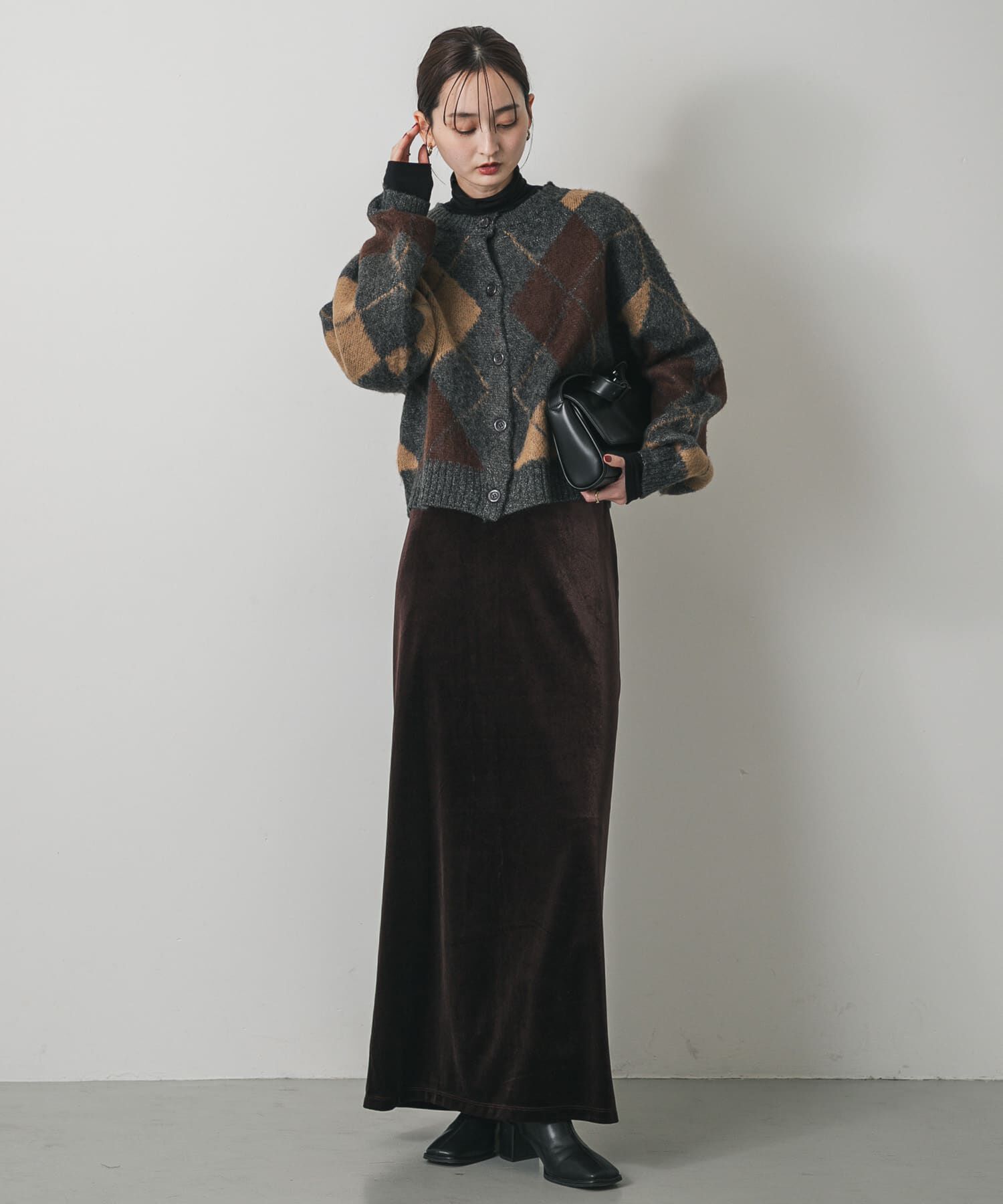 SENSE OF PLACE by URBAN RESEARCH「アーガイルニットカーディガン」|カーディガン|