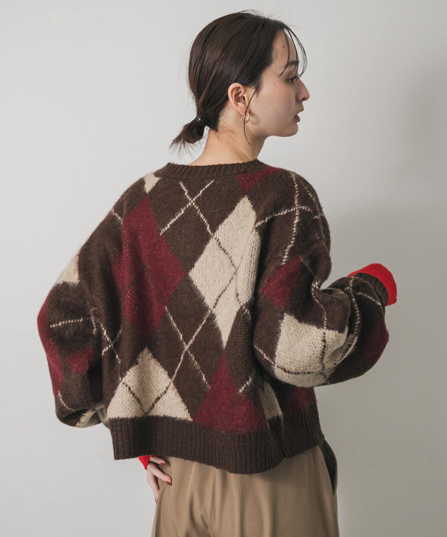 SENSE OF PLACE by URBAN RESEARCH「アーガイルニットカーディガン」|カーディガン|