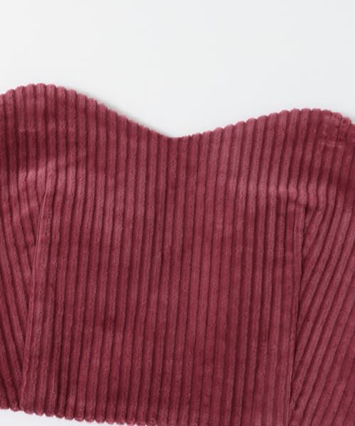 SENSE OF PLACE by URBAN RESEARCH「コーデュロイビスチェ」|Tシャツ・カットソー|