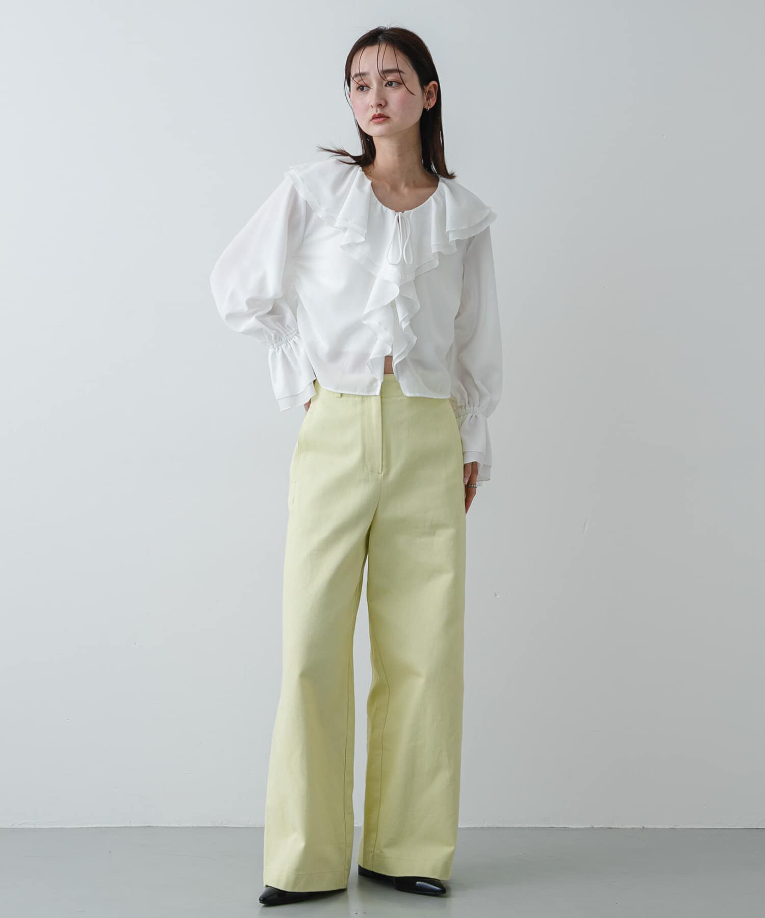 SENSE OF PLACE by URBAN RESEARCH「ラッフルブラウス」|シャツ・ブラウス|