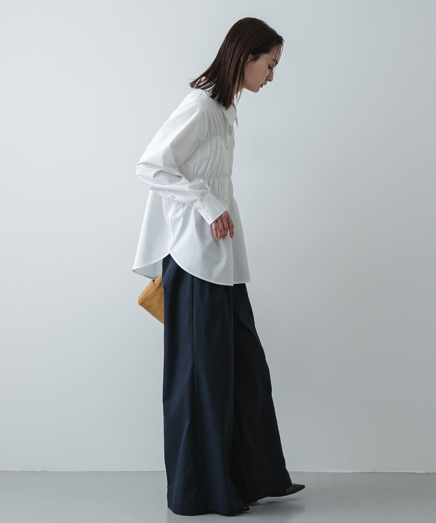 SENSE OF PLACE by URBAN RESEARCH「シャーリングデザインシャツ」|シャツ・ブラウス|