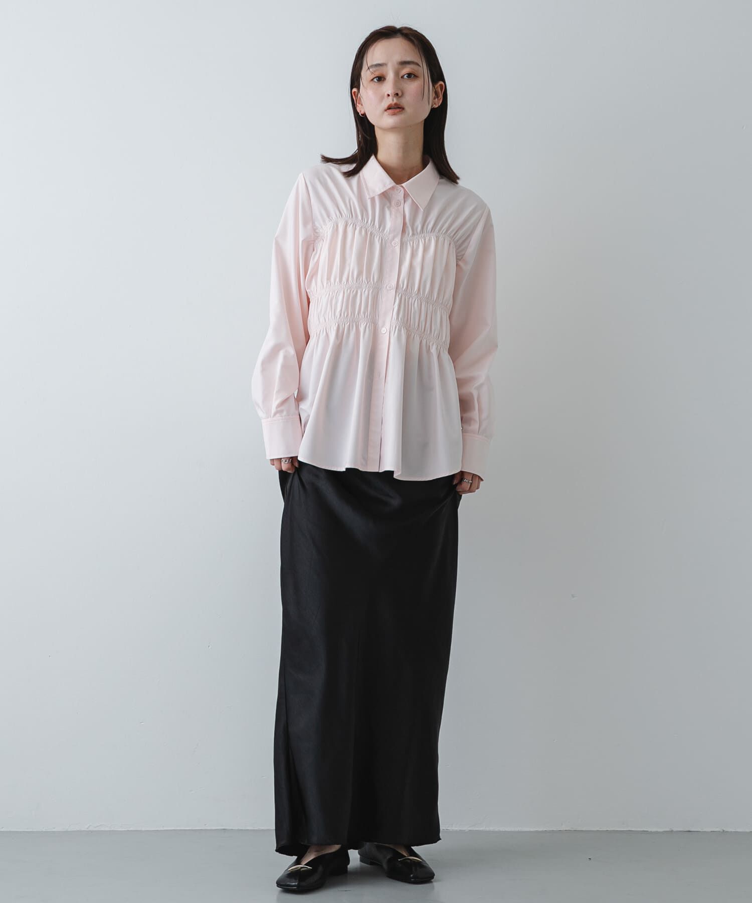 SENSE OF PLACE by URBAN RESEARCH「シャーリングデザインシャツ」|シャツ・ブラウス|