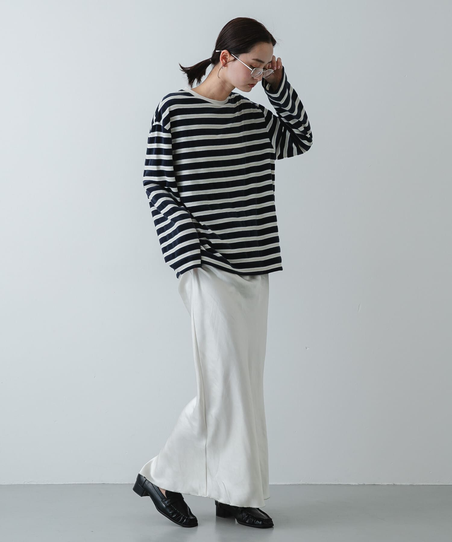 SENSE OF PLACE by URBAN RESEARCH「ワイドスクエアギャザーローファー」|ローファー|