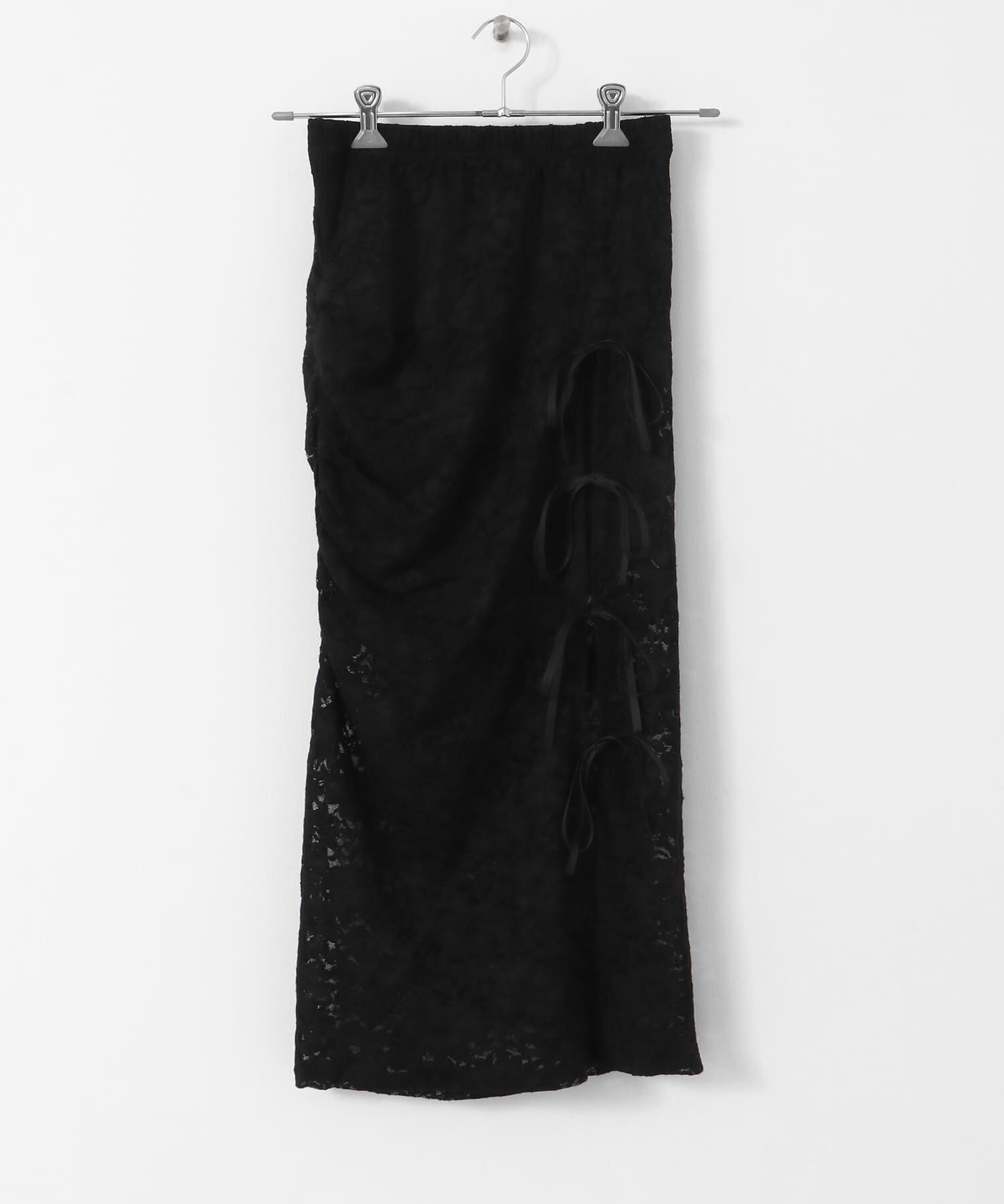 SENSE OF PLACE by URBAN RESEARCH「ANNA SUI NYC　リボンスリットストレッチレーススカート」|スカート|